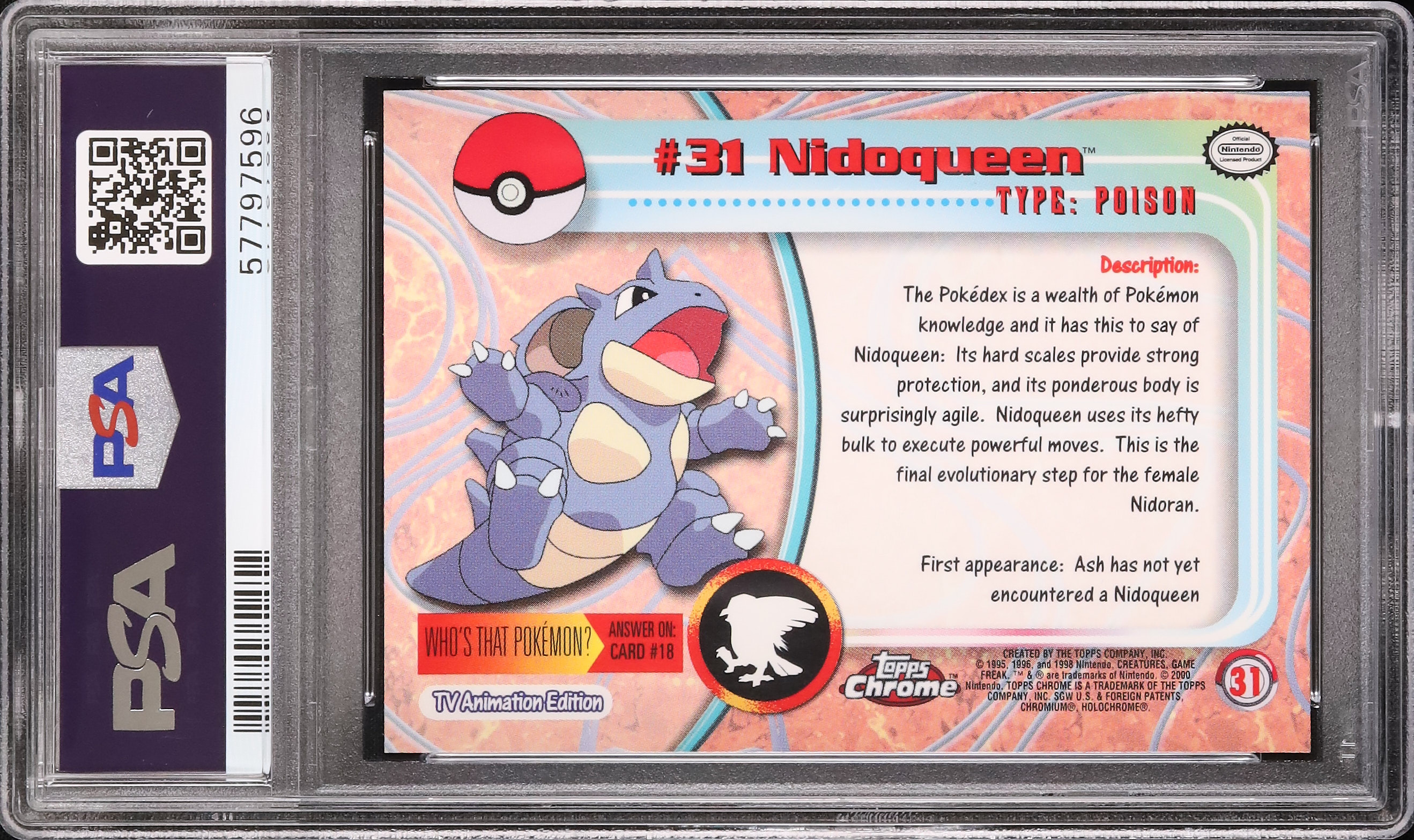 2000 Nidoqueen PSA 10 - Cardova Japan