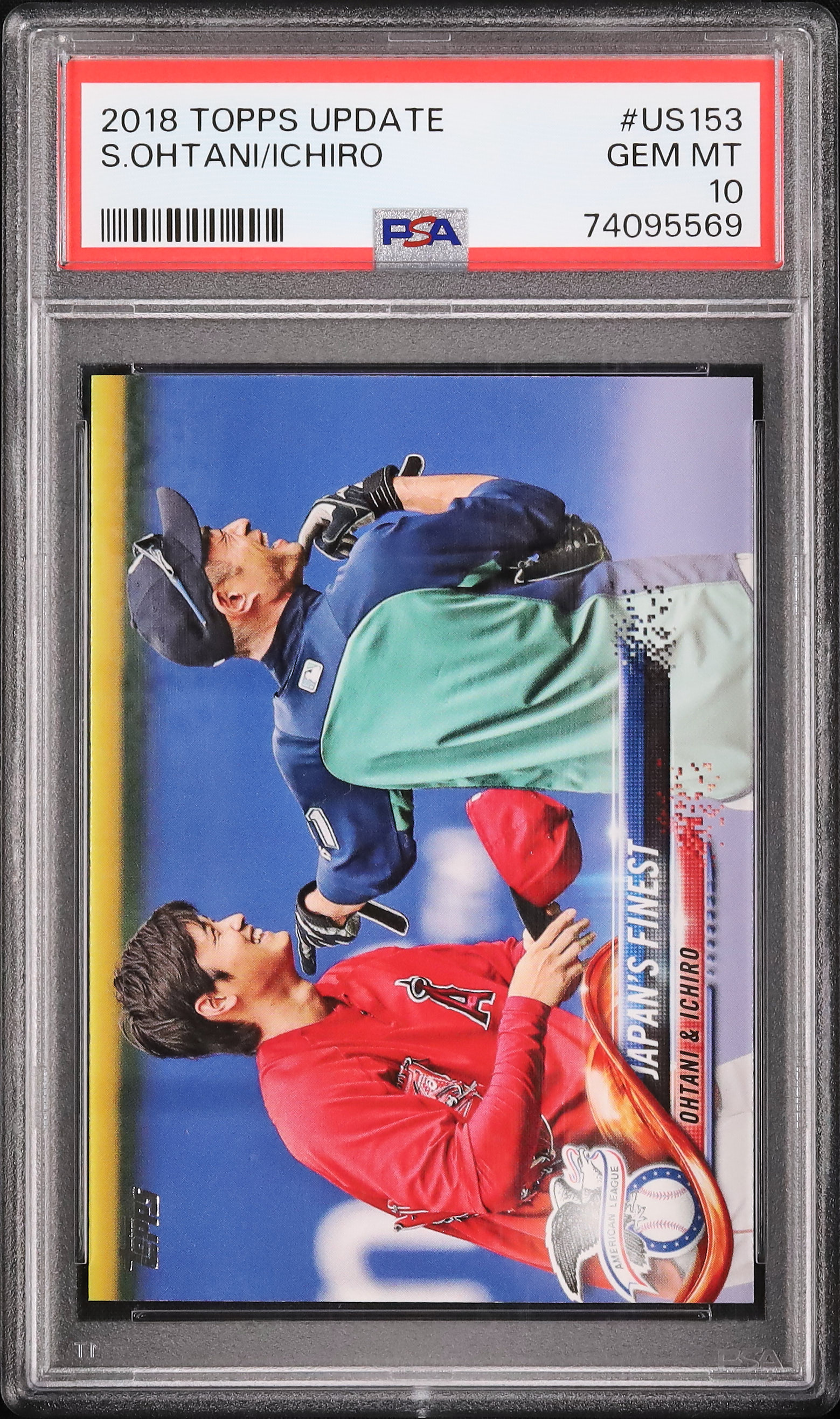 Topps 大谷翔平 Update 2018 ルーキー PSA10 イチロー