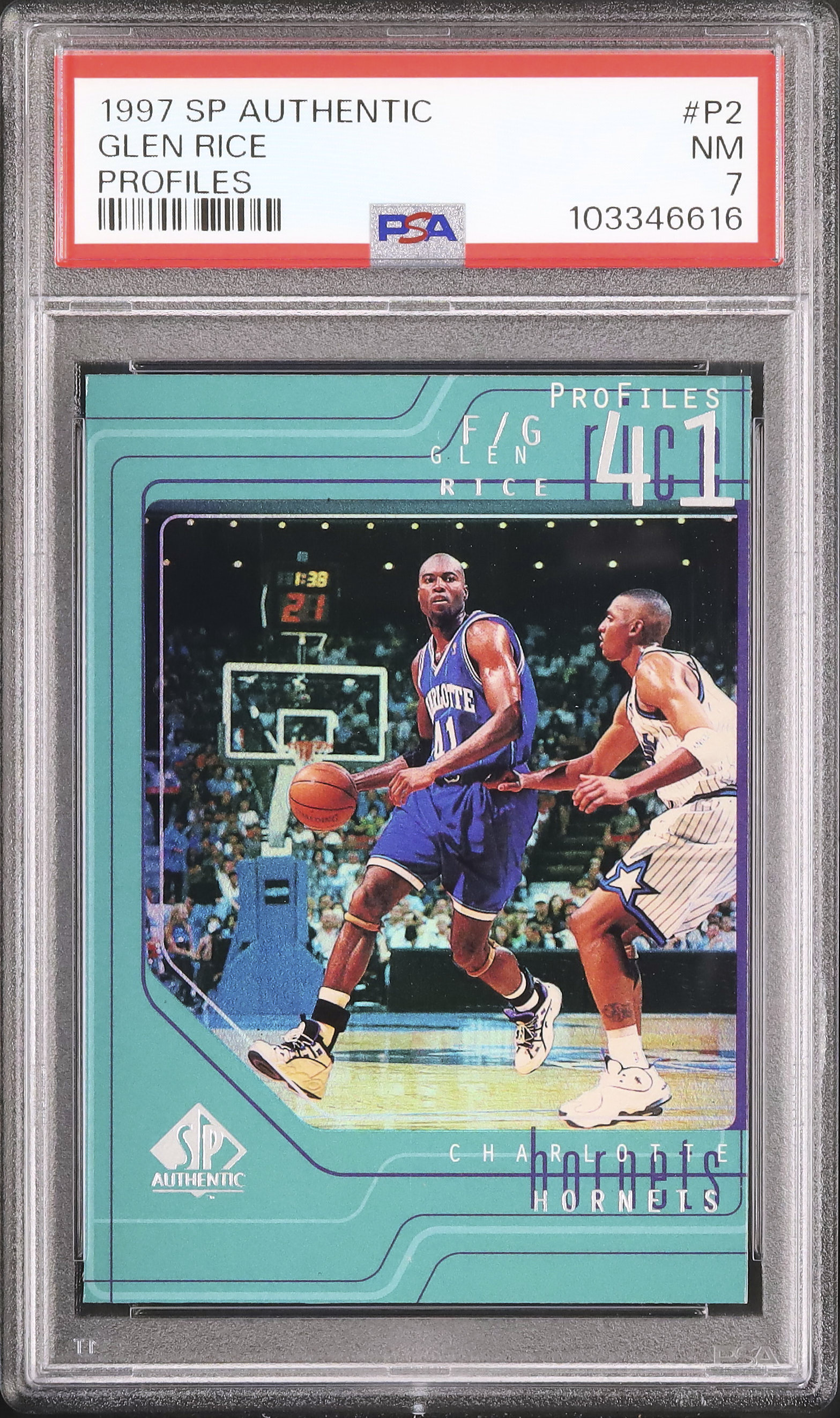 Glen Rice　グレン ライス　直筆サインカード 直書き　AUTO　NBA Glen Rice グレン ライス 直筆サインカード 直書き AUTO NBA