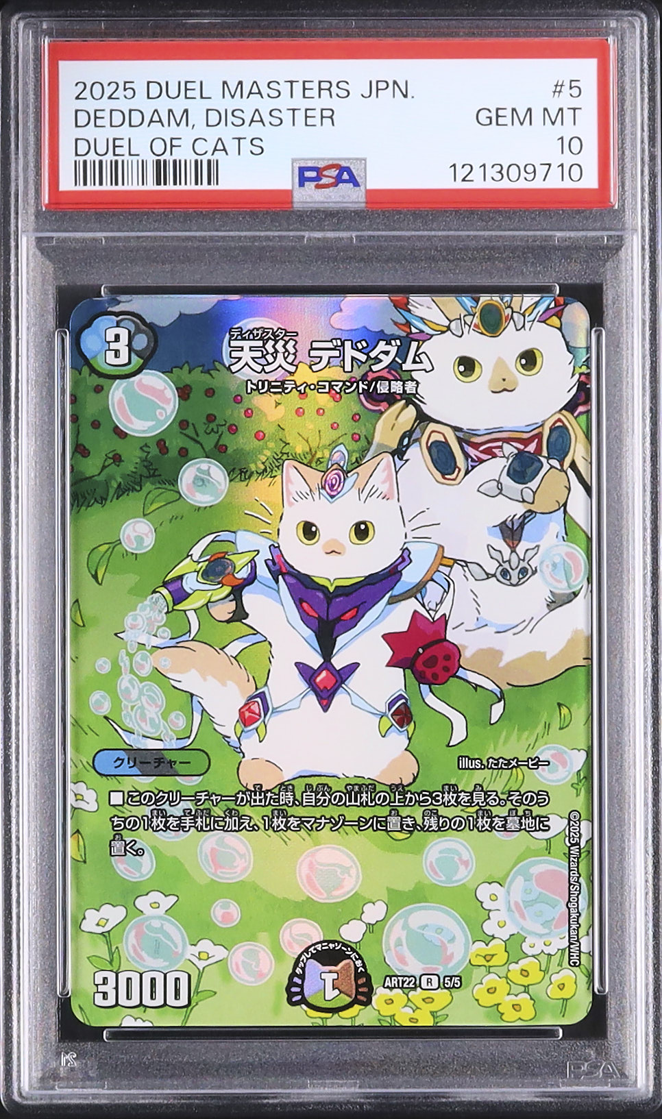 2025 天災 デドダム PSA 10 絵違い - カルドバ