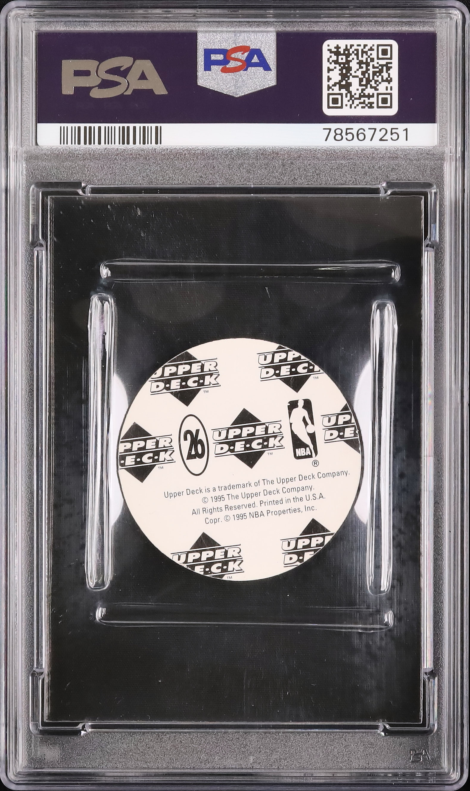 1995 マイケル・ジョーダン PSA 7 牛乳キャップ - カルドバ