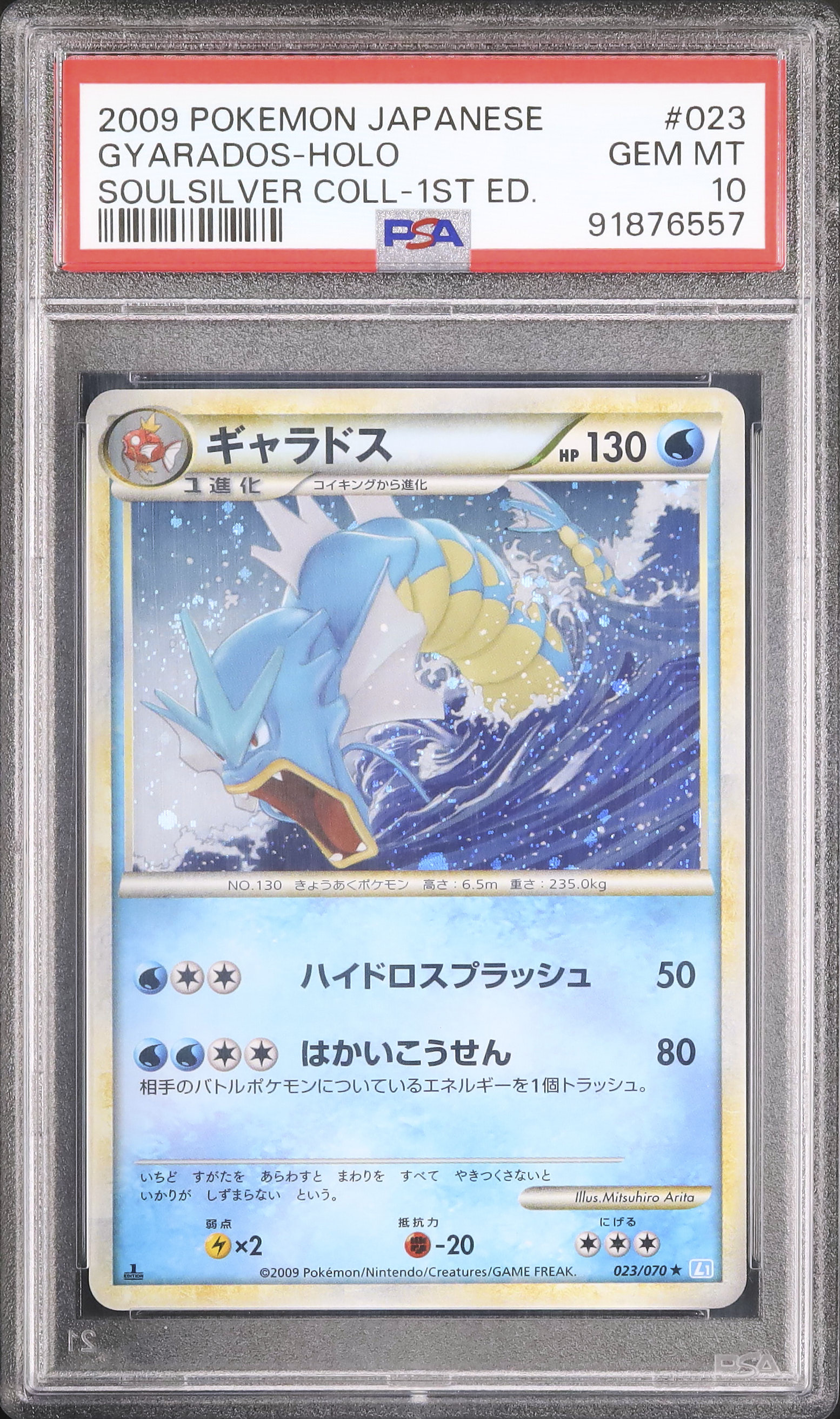 2009 ギャラドス PSA 10 ホロ 1st エディション - カルドバ