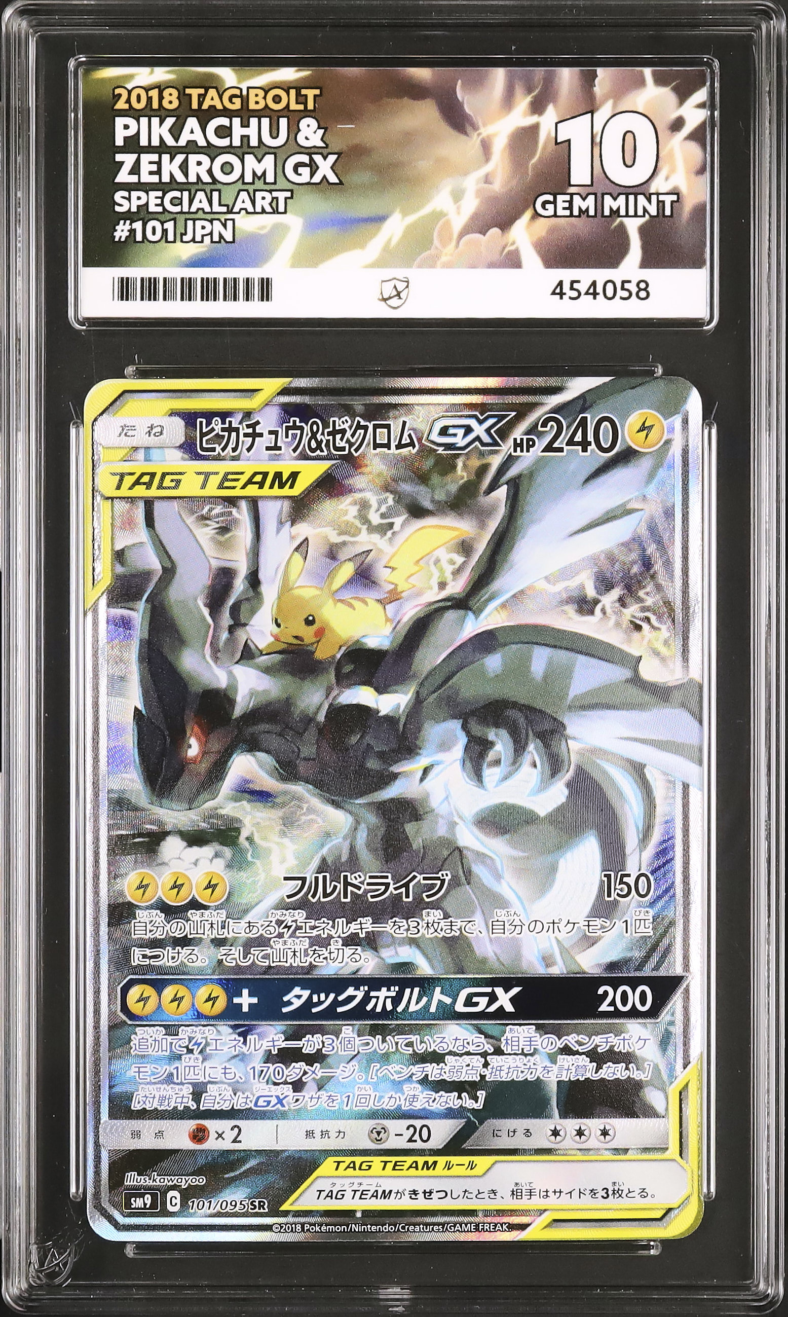 さちゃ 2018 Pikachu & Zekrom GX Ace 10 SA - カルドバ