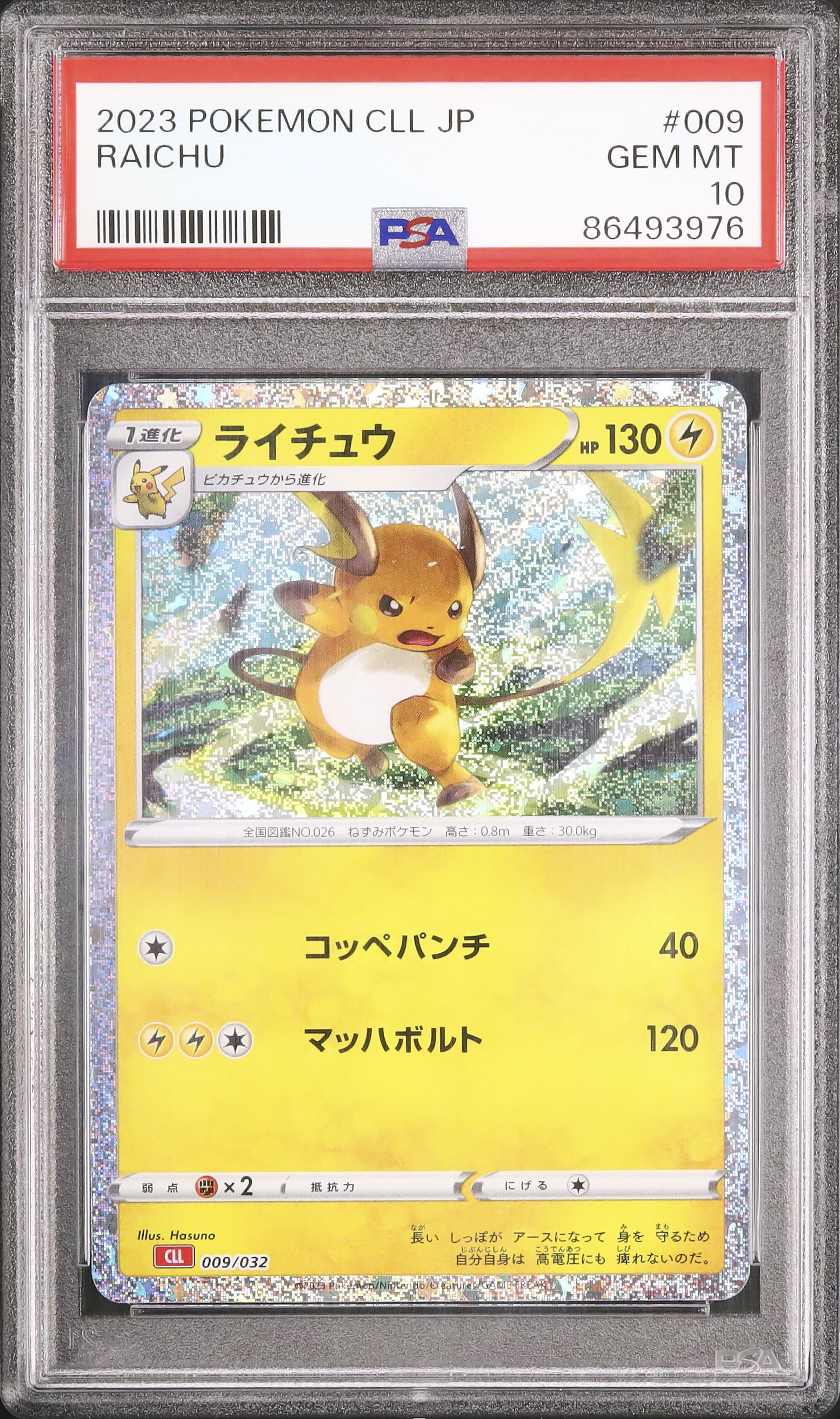 2023 ライチュウ PSA 10 - カルドバ