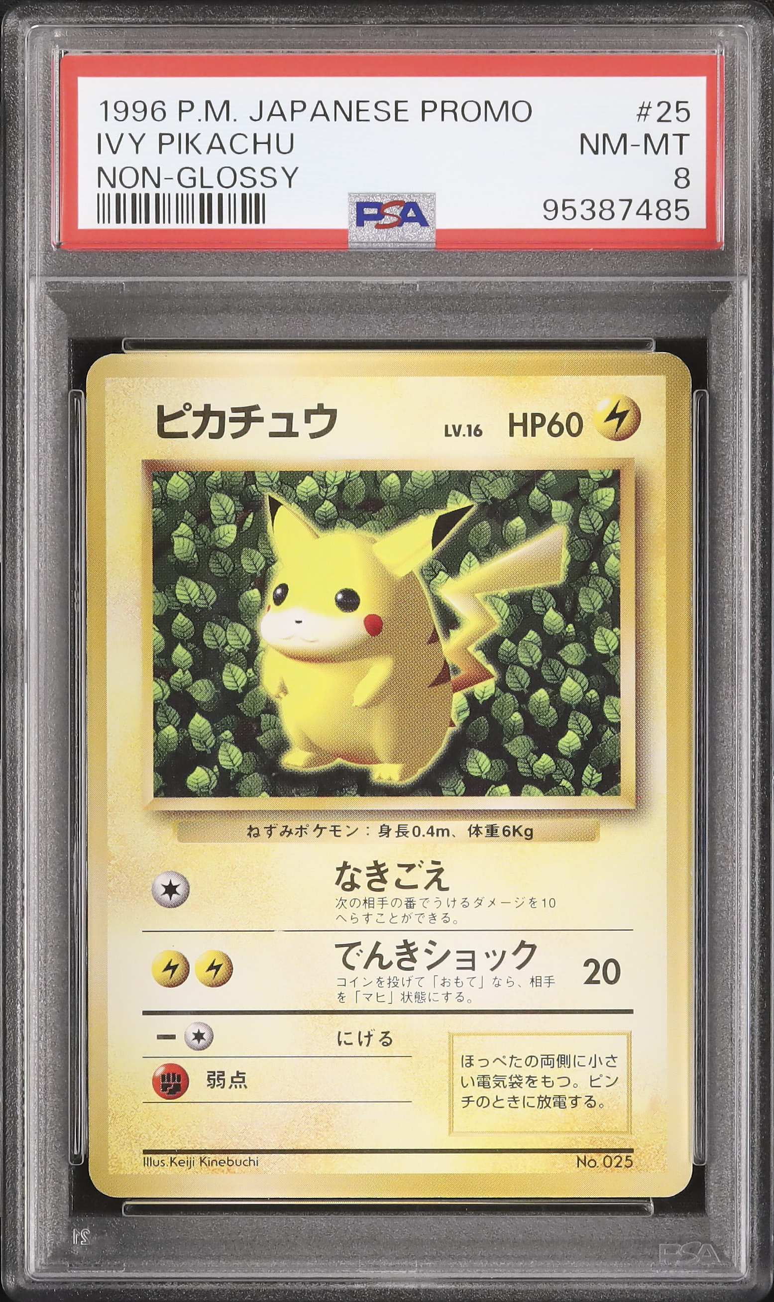 1996 Pikachu PSA 8 - Cardova Japan