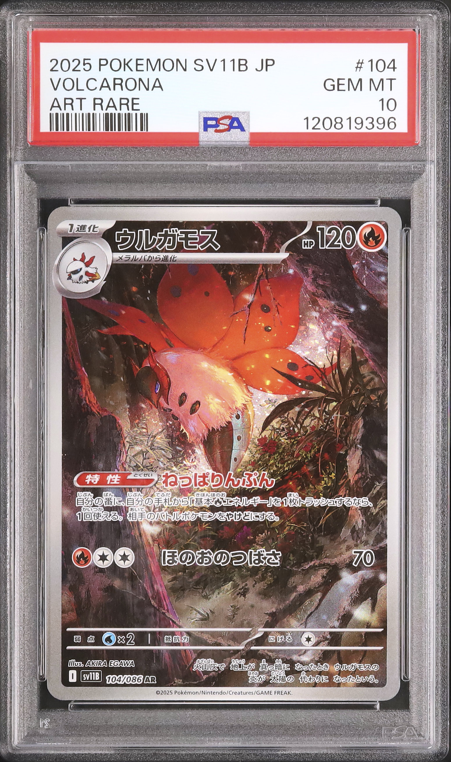 【 PSA10】ウルガモスar 2025 ウルガモス PSA 10 - カルドバ