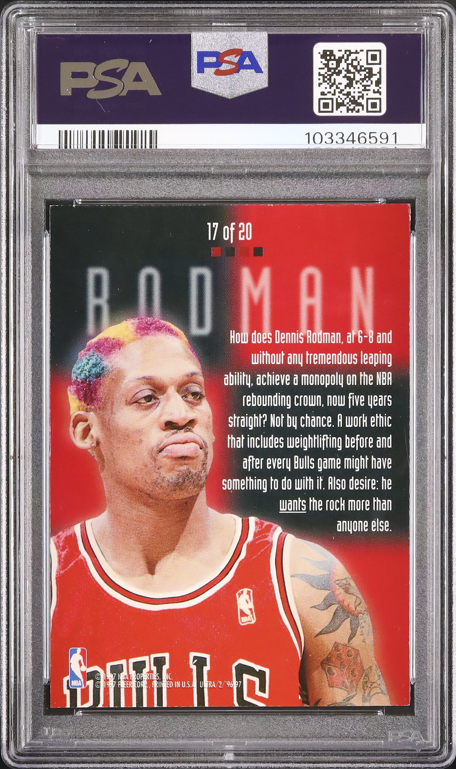 NBAカード　デニス・ロッドマン NBAカード デニスロッドマン メタルユニバース - メルカリ