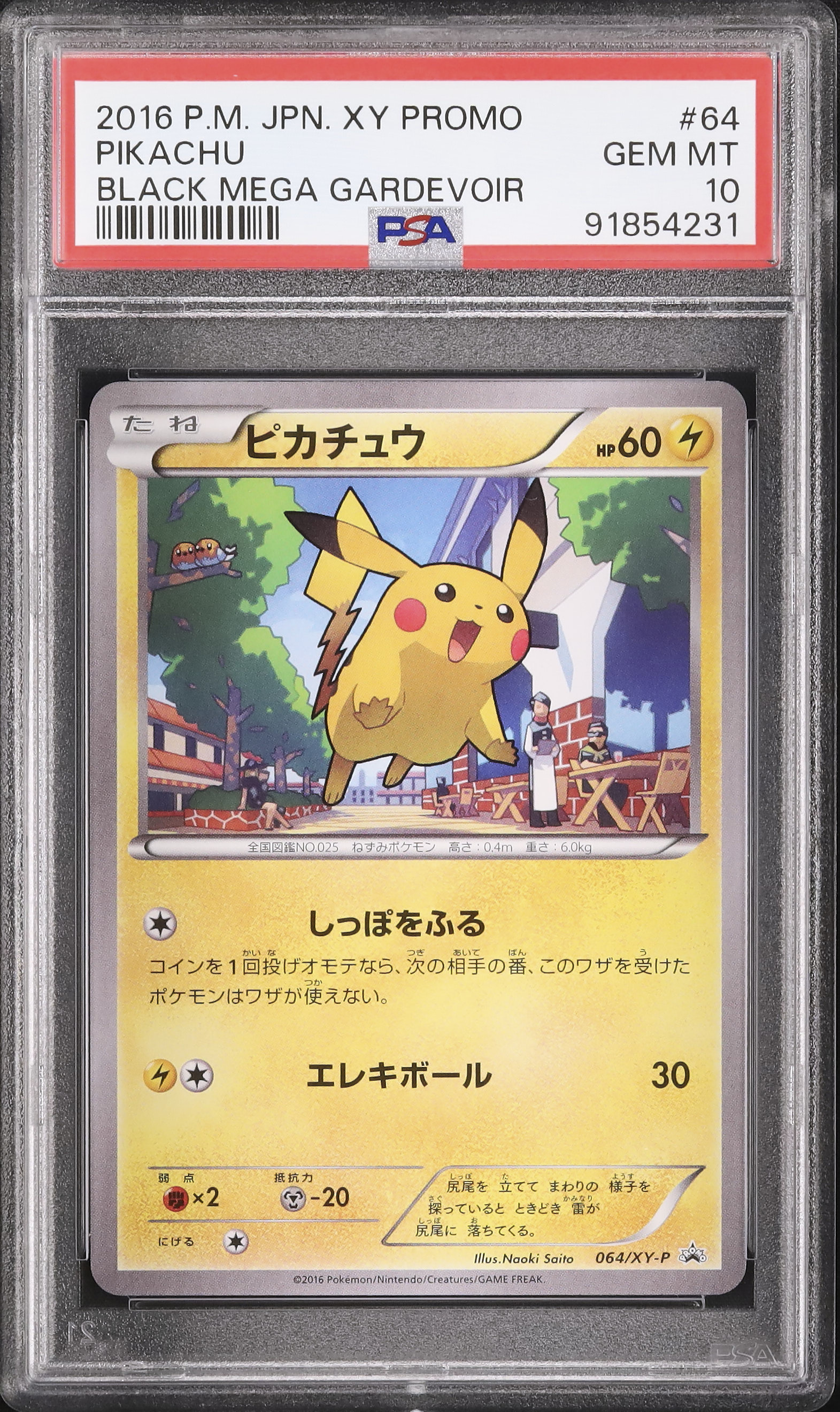 2012 ピカチュウ #016 PSA10 PSA10 Pikachu Pokemon Card 016/047 Promo Everyone'S Wakuwaku