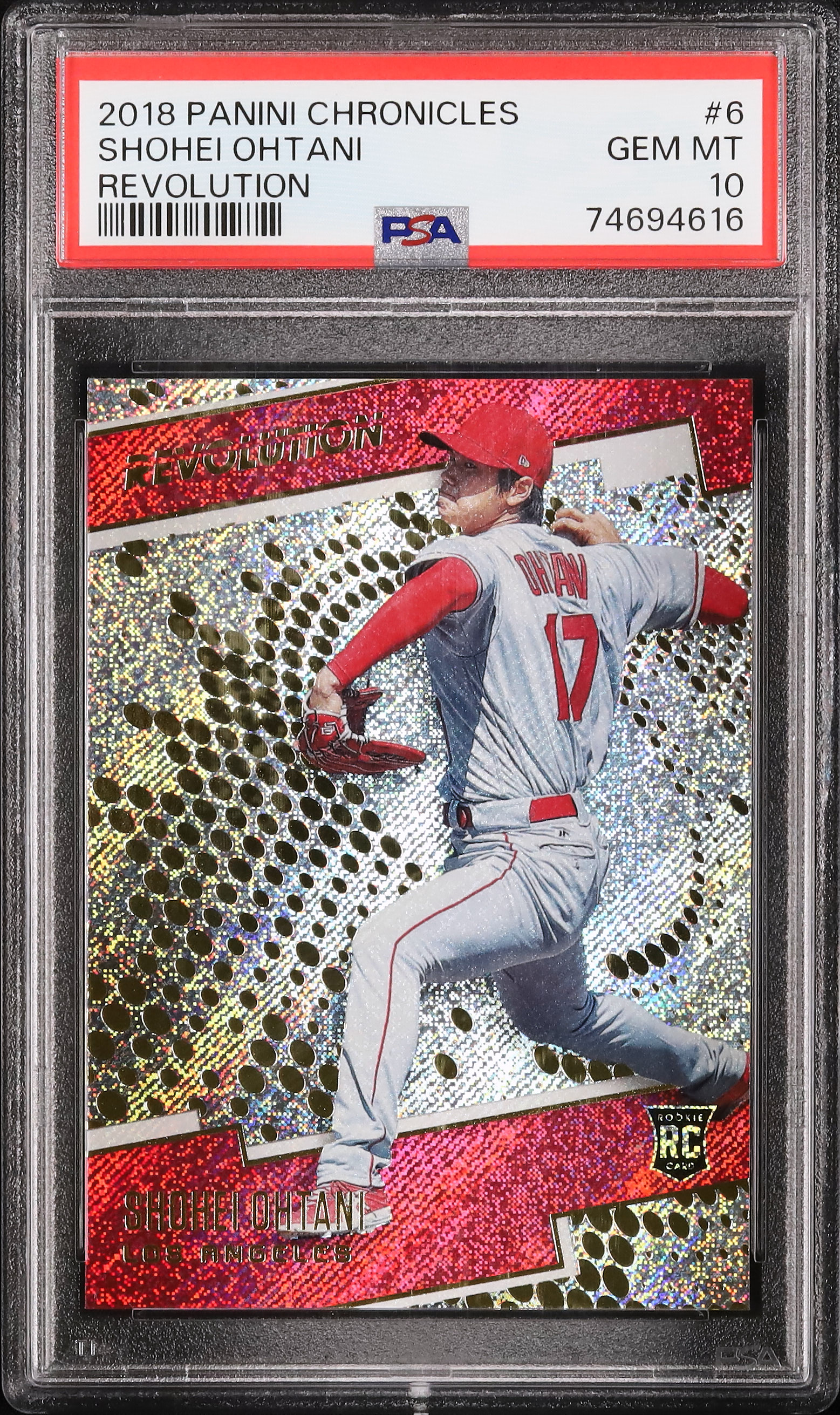 大谷翔平ルーキーカードpanini 2018 PSA10