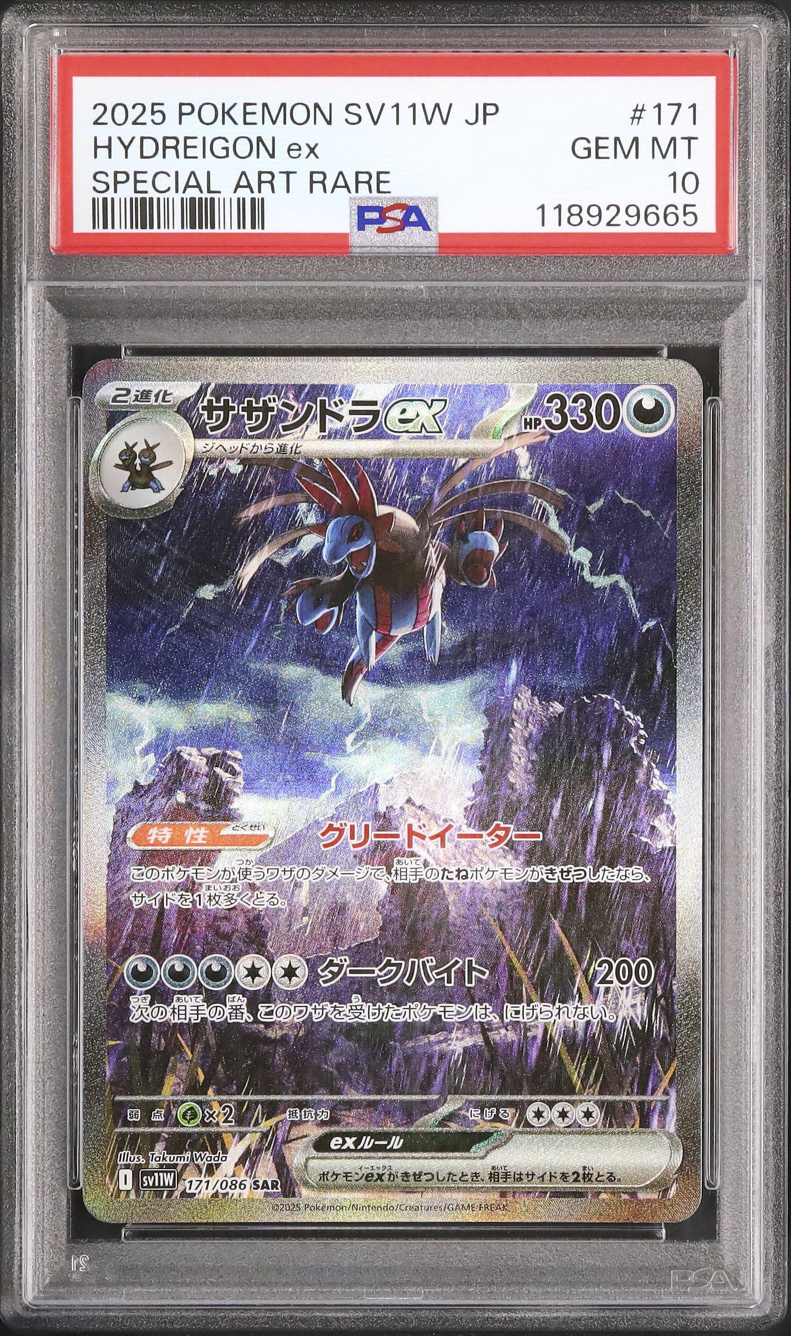 2025 Hydreigon ex PSA 10 - カルドバ