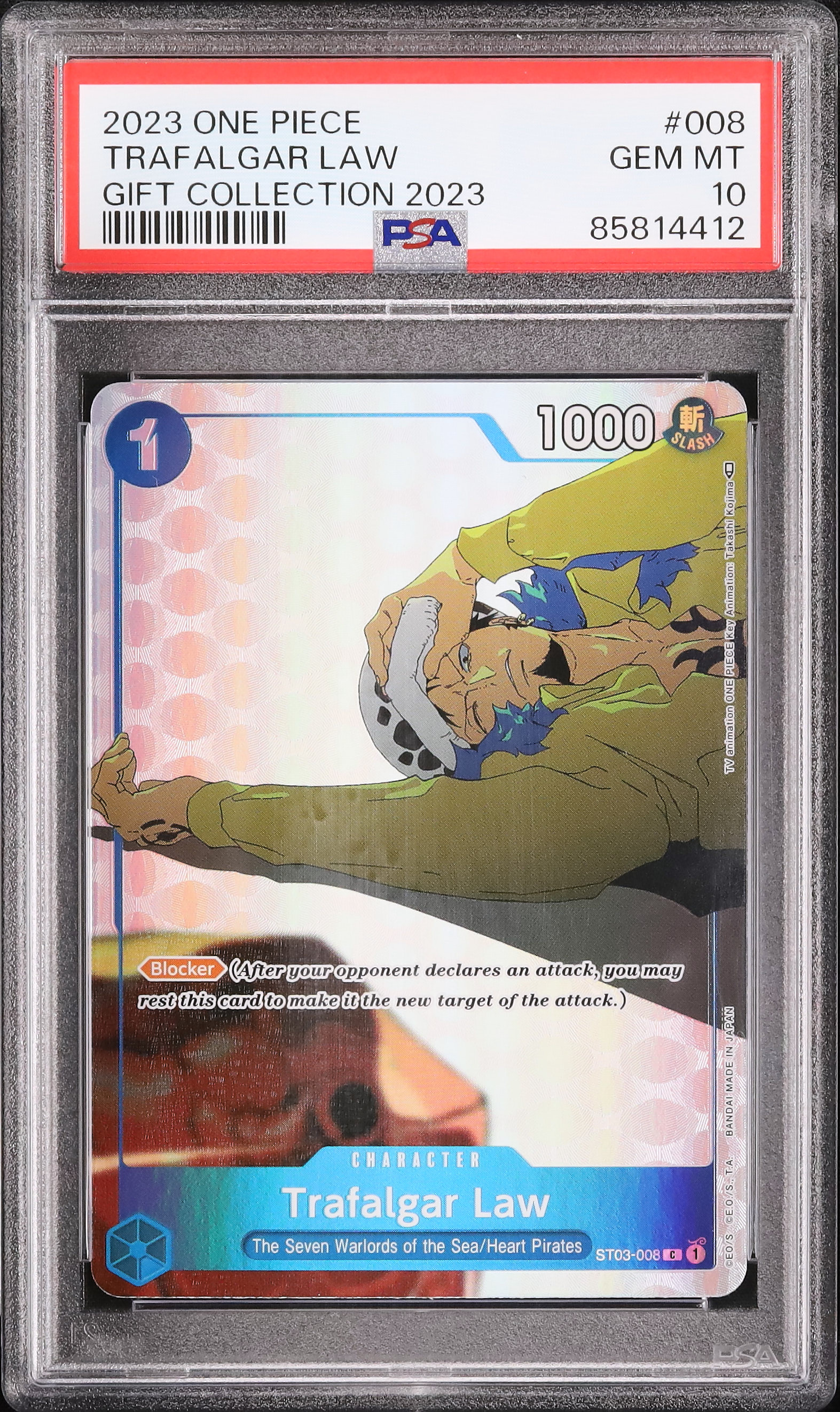 2023 Trafalgar Law PSA 10 Alternate Art - Cardova Japan