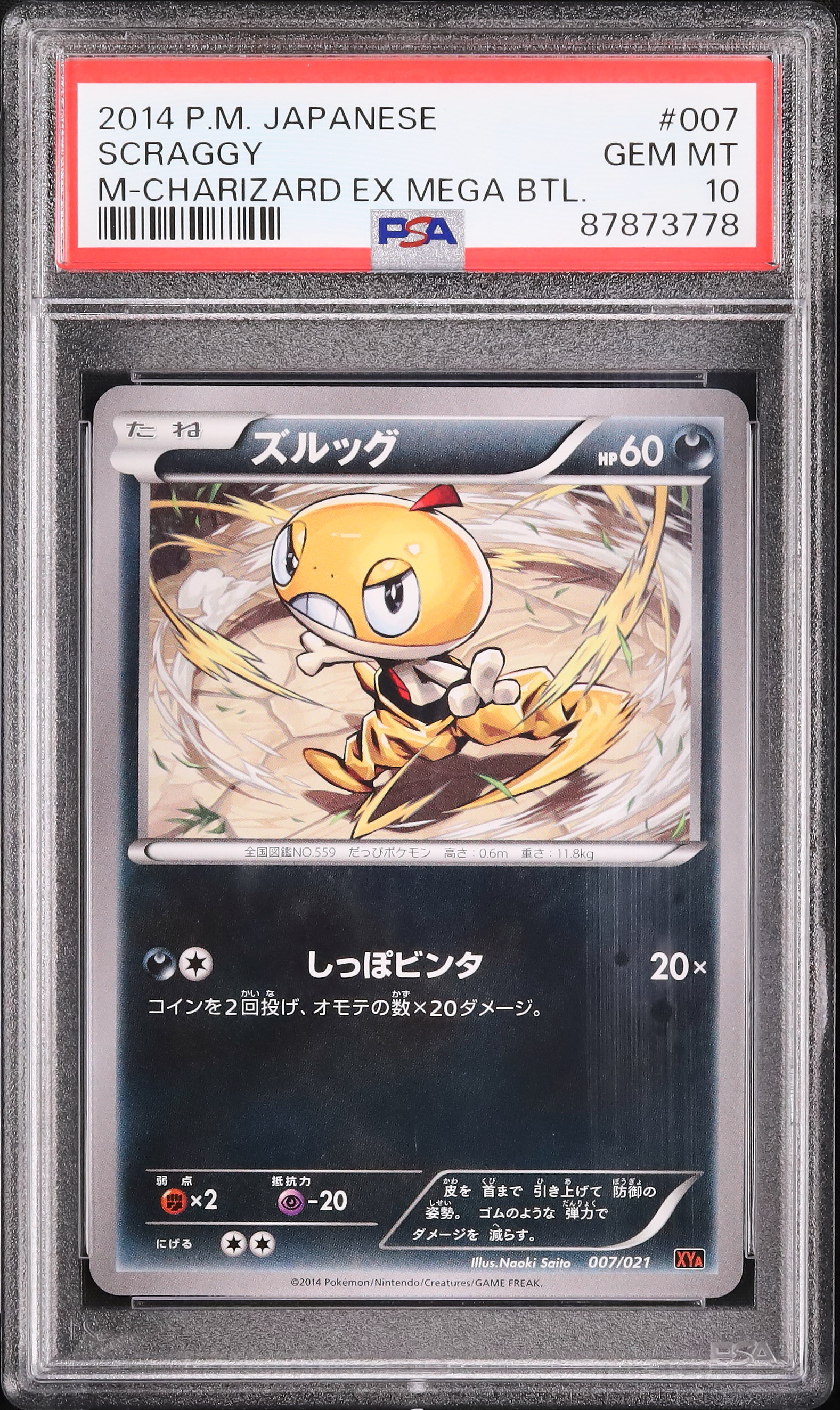 2014 Scraggy PSA 10 - カルドバ