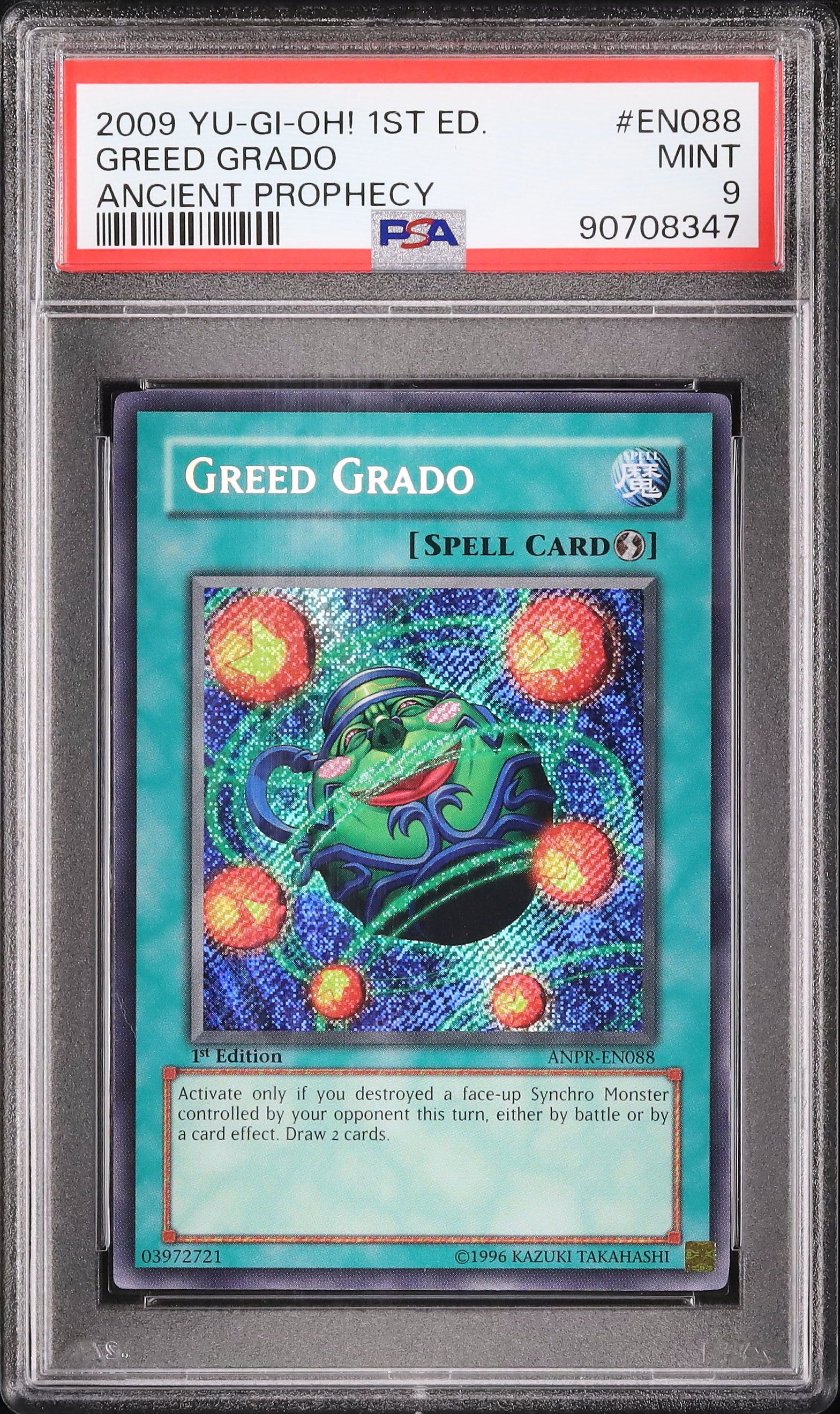 2009 Greed Grado PSA 9 1st Edition