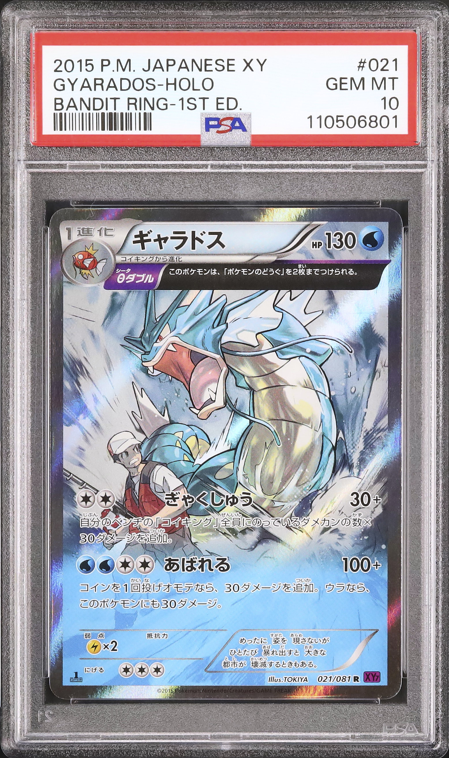 2015 ギャラドス PSA 10 1st エディション
