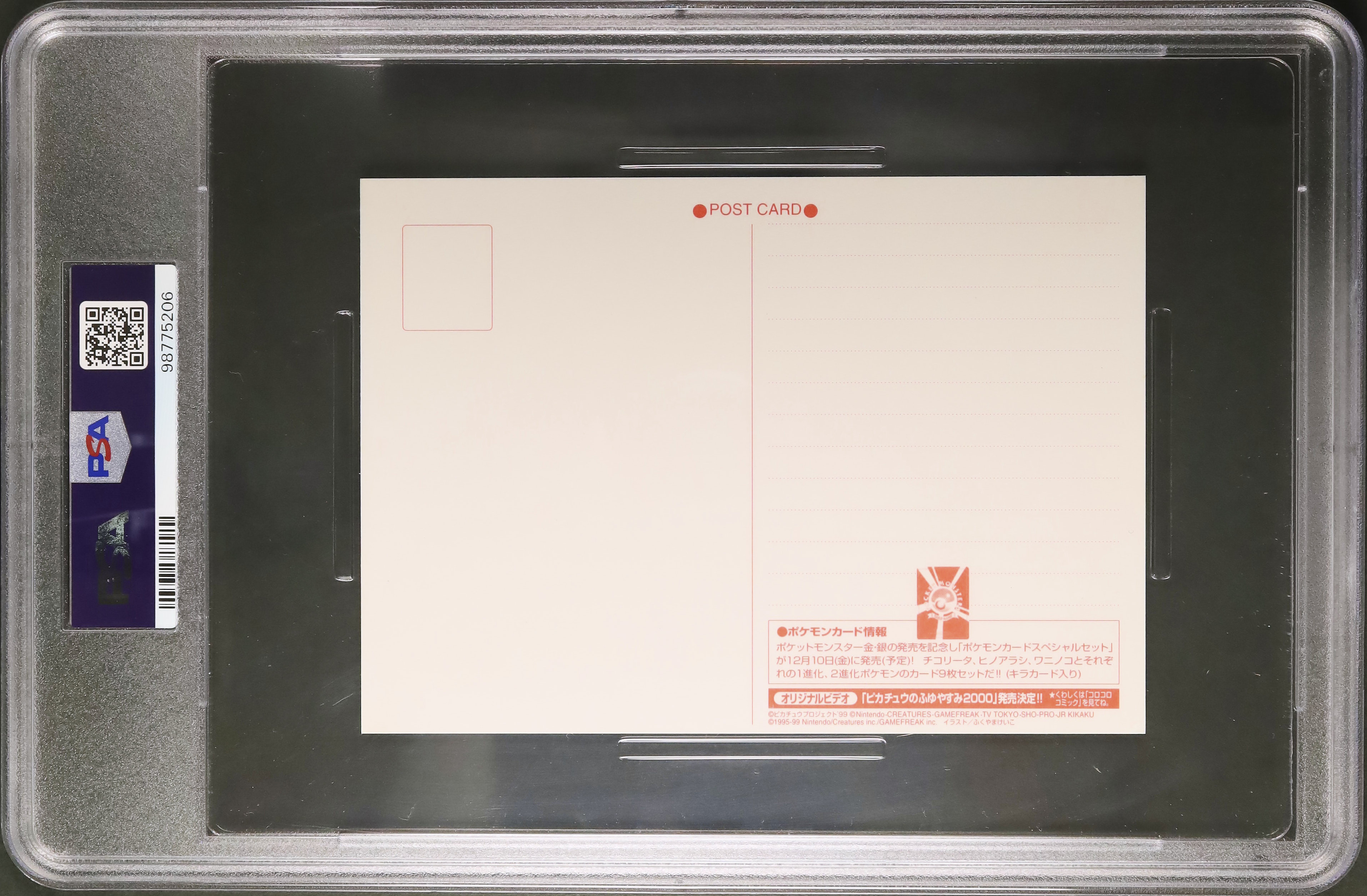 1999 ピカチュウと仲間たち (川レース) PSA 8 - カルドバ