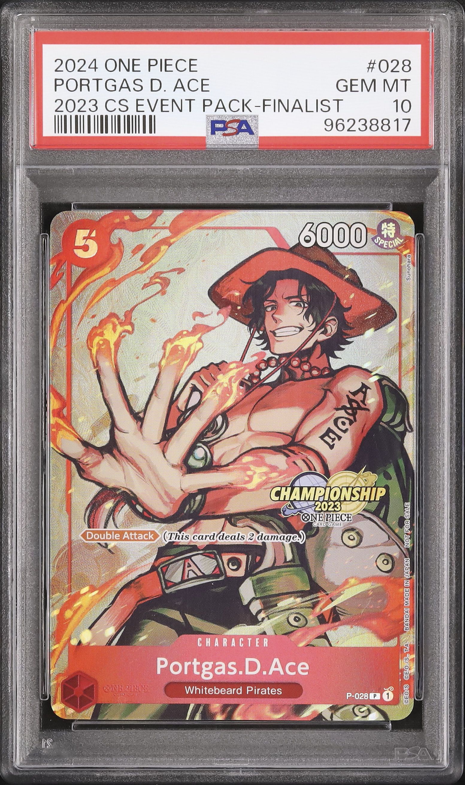 2024 ポートガス・D・エース PSA 10 - カルドバ