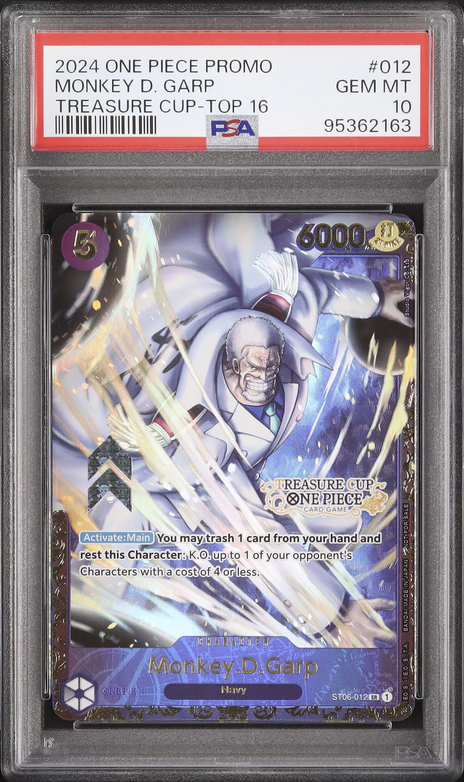 希少2024 Monkey D. Garp psa10 モンキー D ガープ 2024 Monkey D. Garp PSA 10 Alternate Art - Cardova Japan