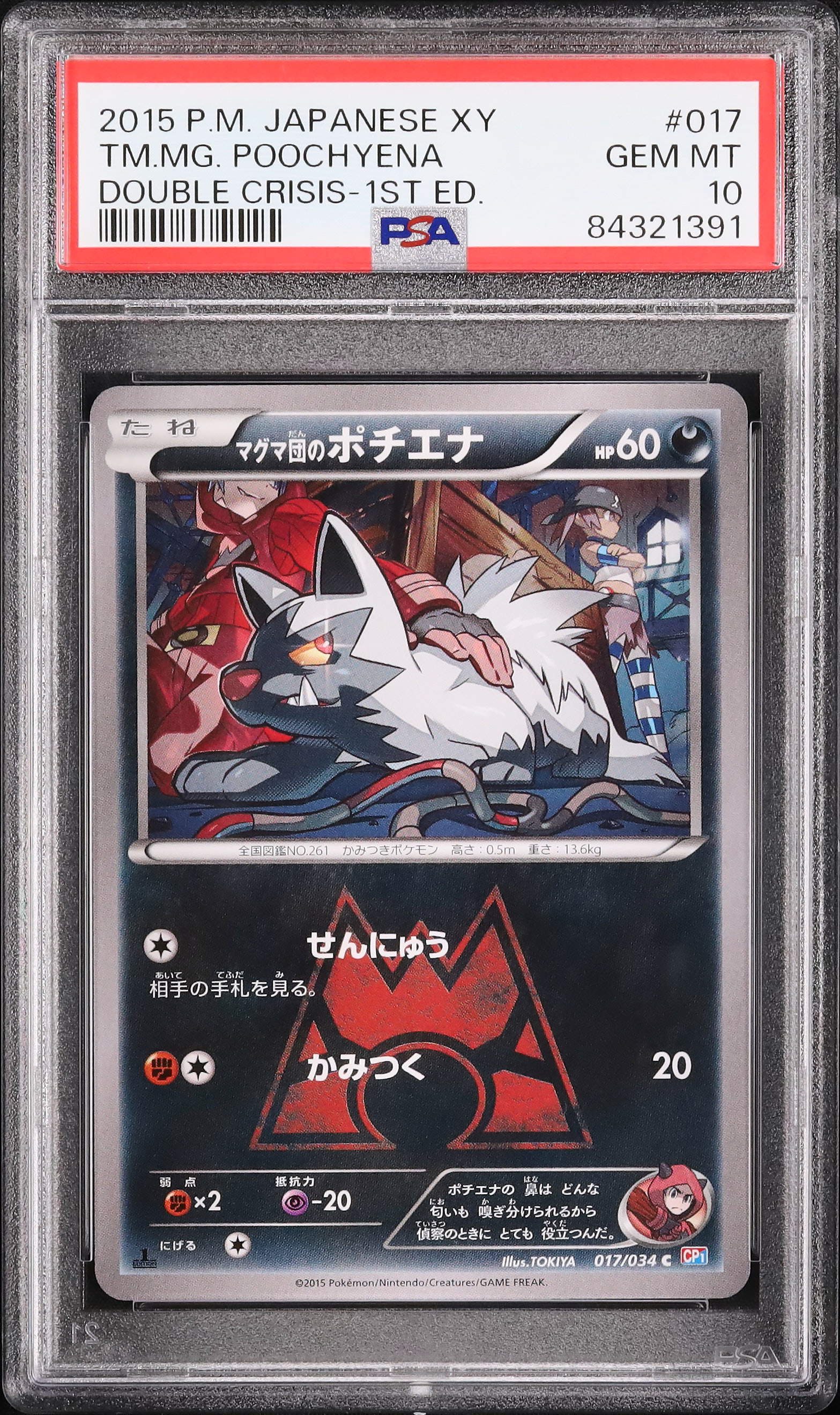 2015 マグマ団のポチエナ PSA 10 1st エディション - カルドバ