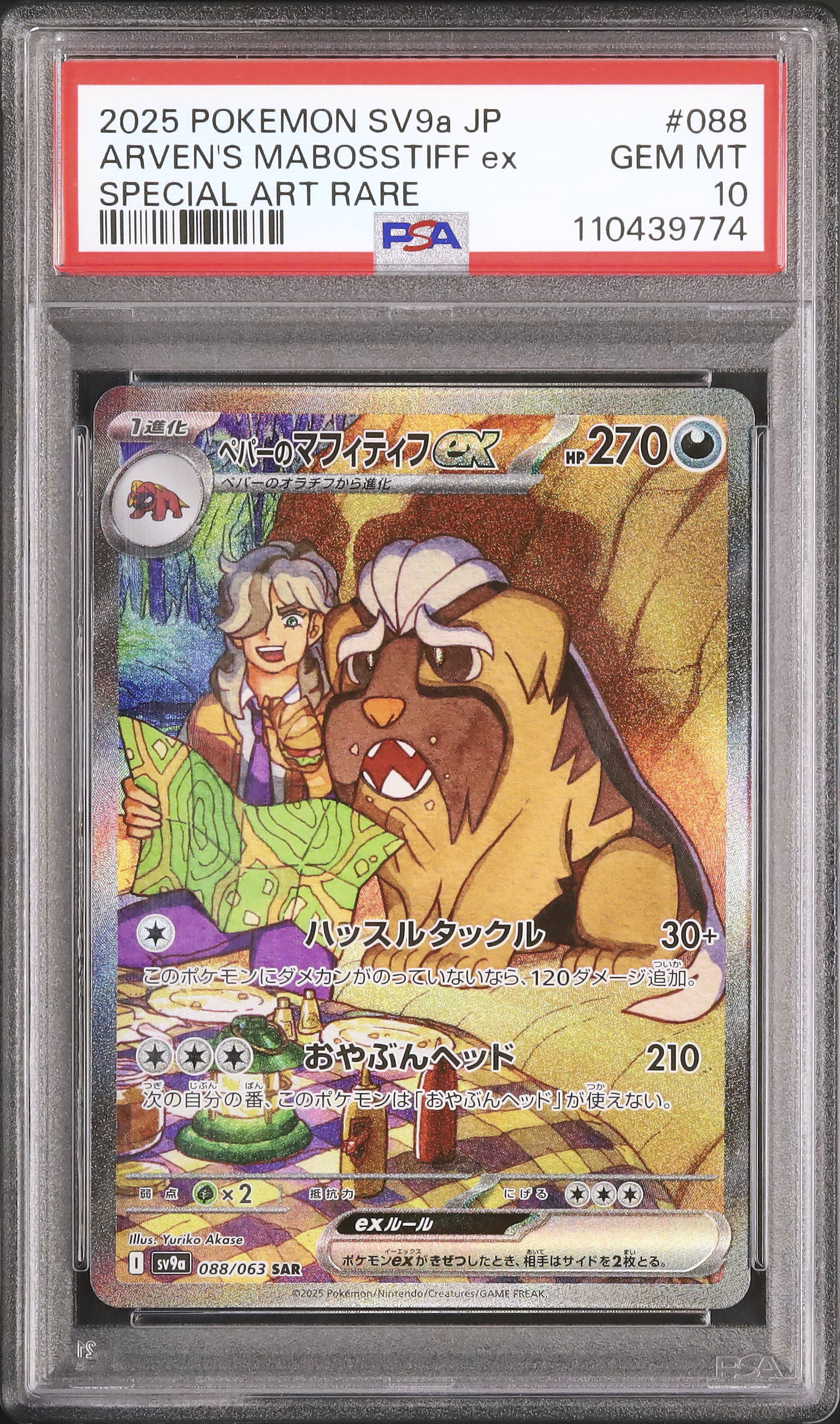 2025 Arven's Mabosstiff ex PSA 10 - Cardova Japan