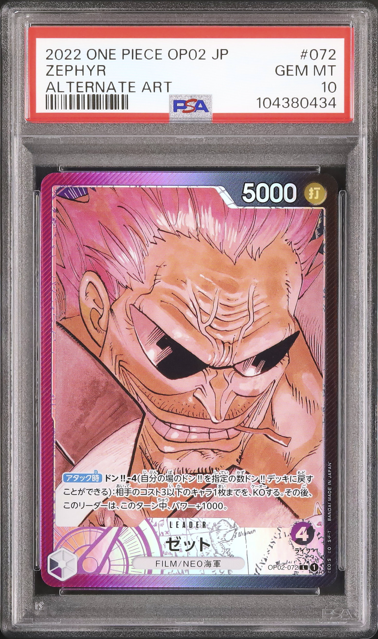 2022 ゼット PSA 10 絵違い - カルドバ