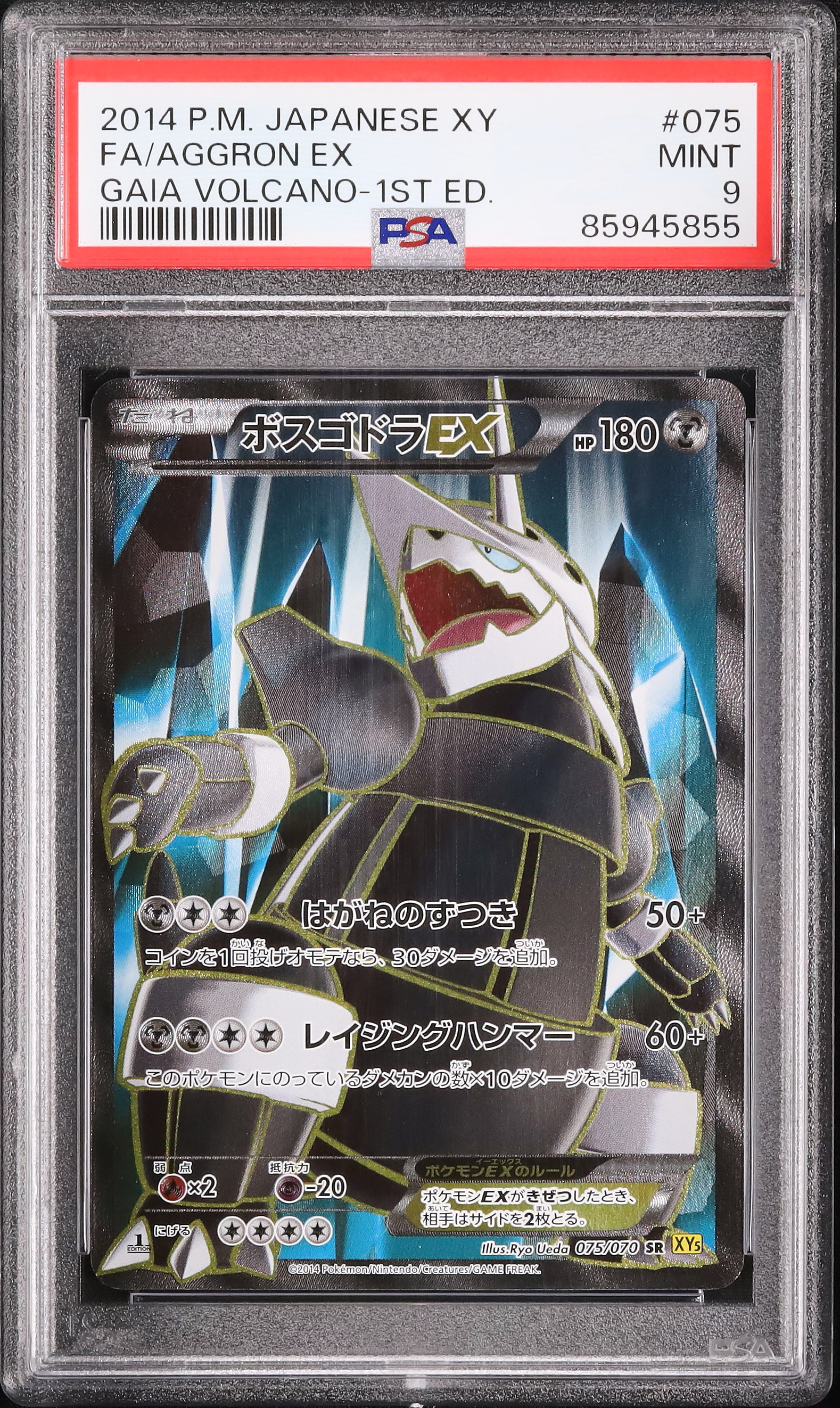 2014 Aggron EX PSA 9 1st Edition - カルドバ