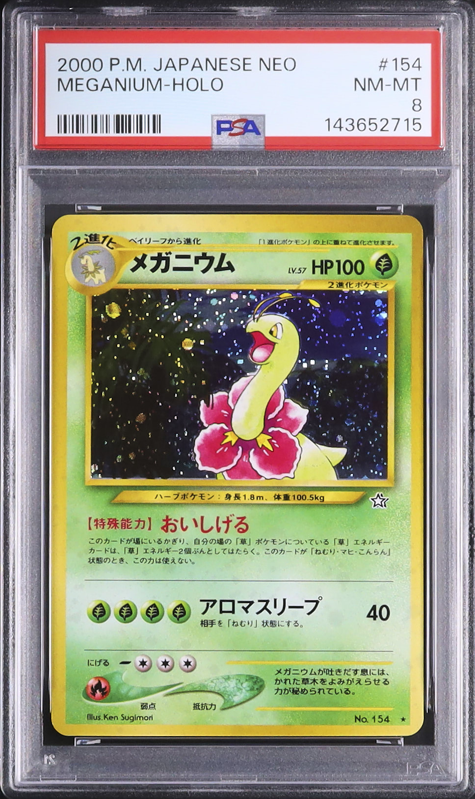 2000 メガニウム PSA 8 ホロ - カルドバ