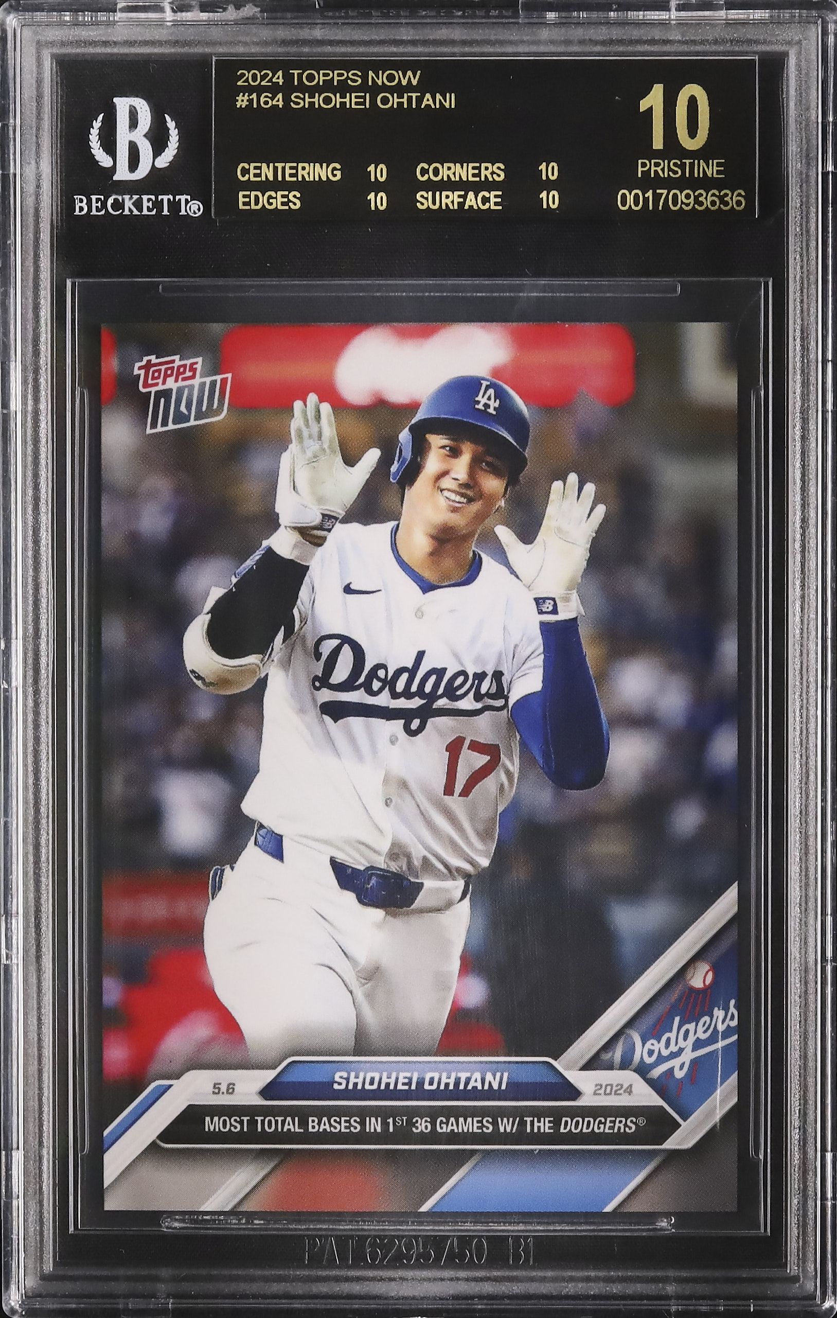 大谷翔平 ブラックラベル BGS10 PSA10 topps now WBC ドジャース 野球