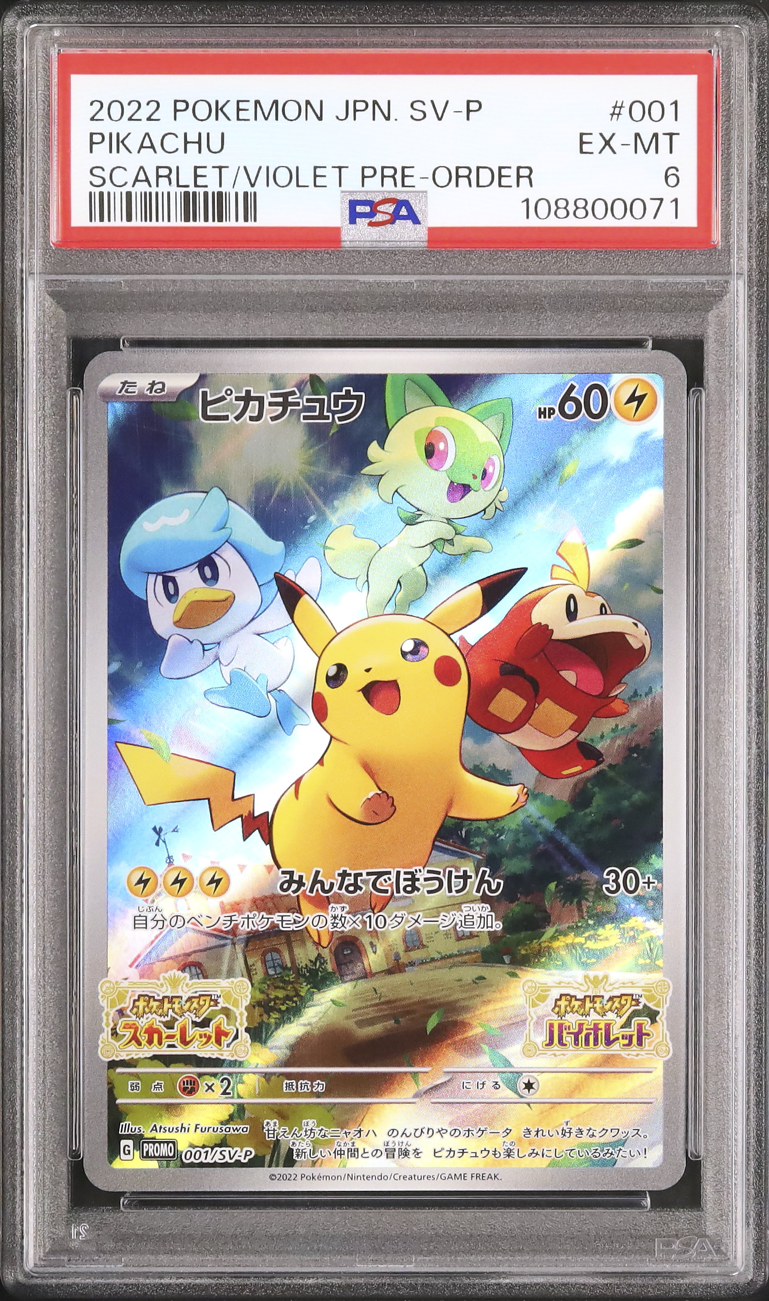 2022年版 ピカチュウ トレーディングカード PSA/BGS鑑定品-セット品]ポケモンカードピカチュウ 2022 POKEMON JPN