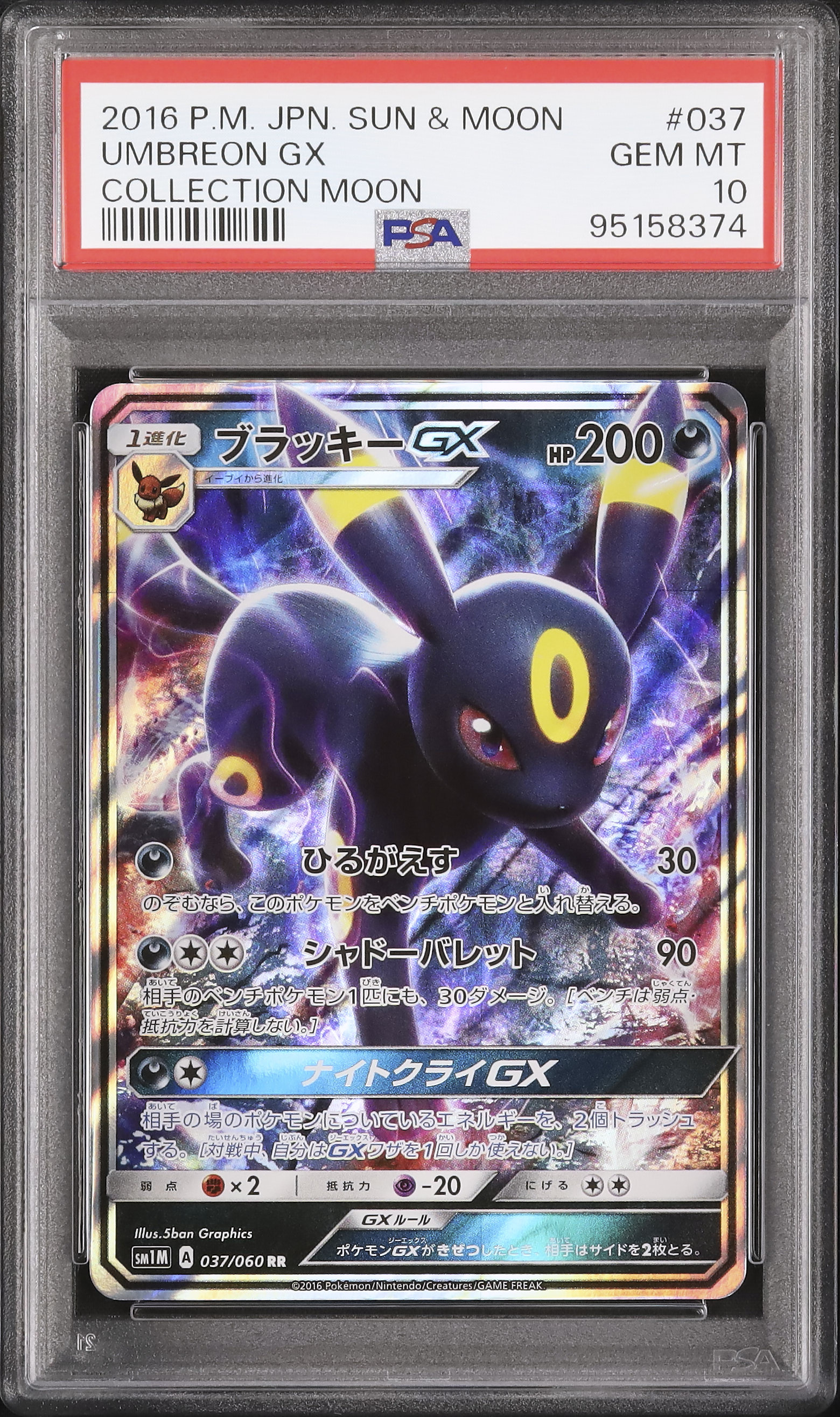 2016 ブラッキーGX PSA 10 - カルドバ