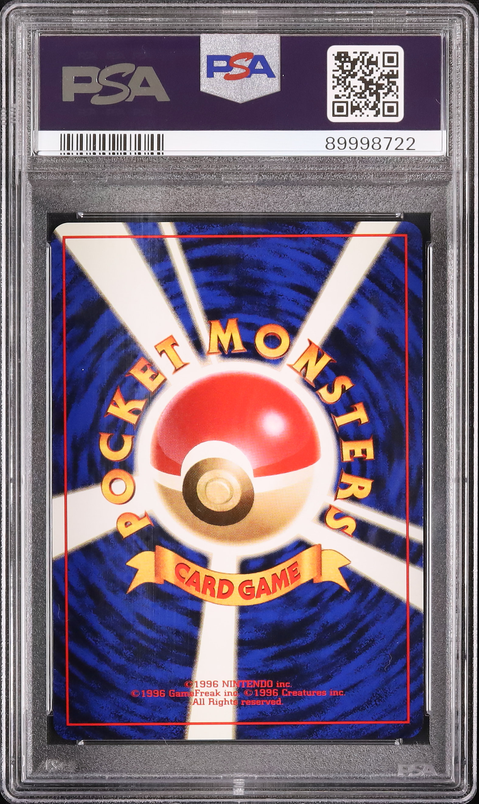 1999 Sabrina's Gengar PSA 9 Holo - Cardova Japan