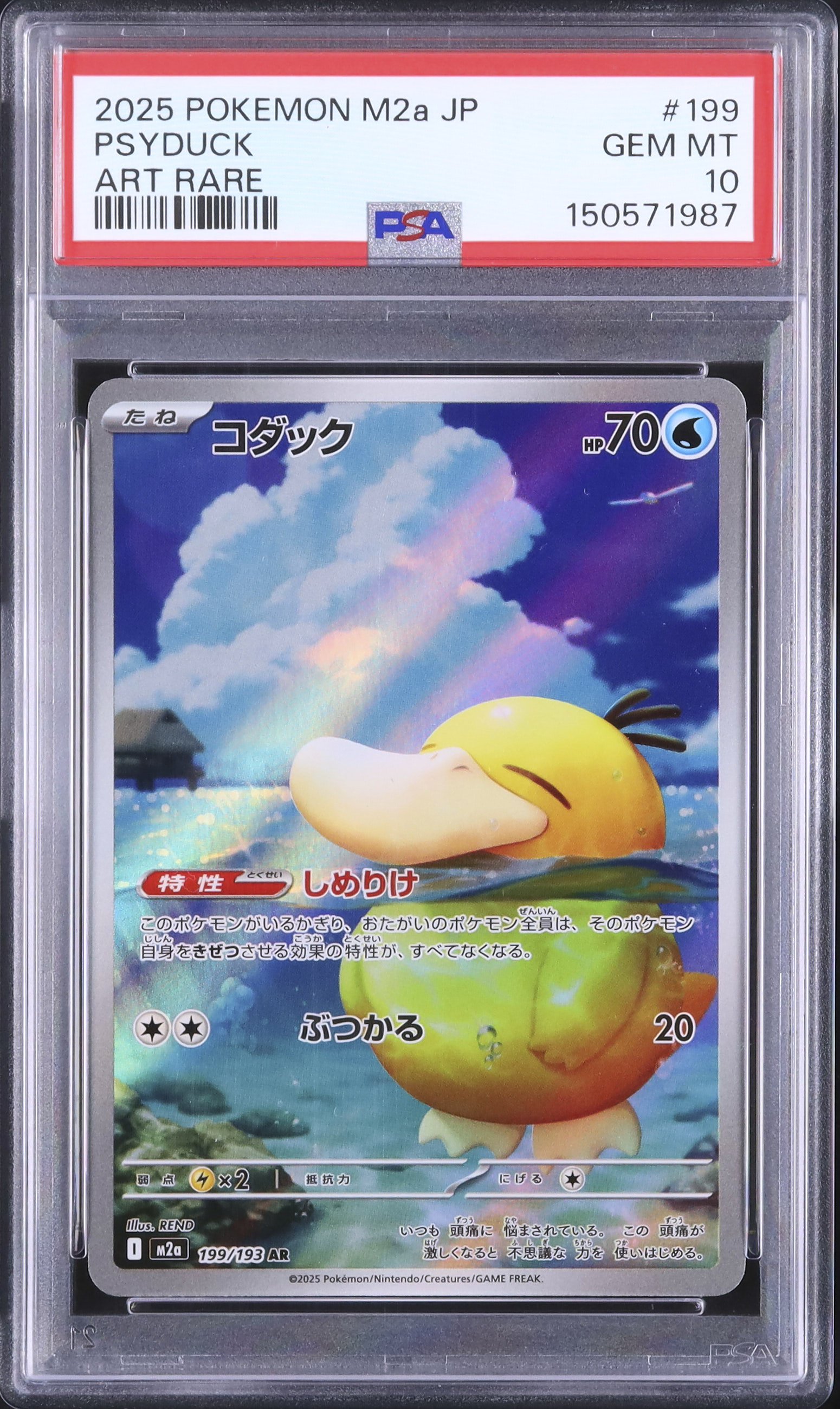 2025 ポケモンカード コダック　AR 　psa10 2025 コダック PSA 10 - カルドバ
