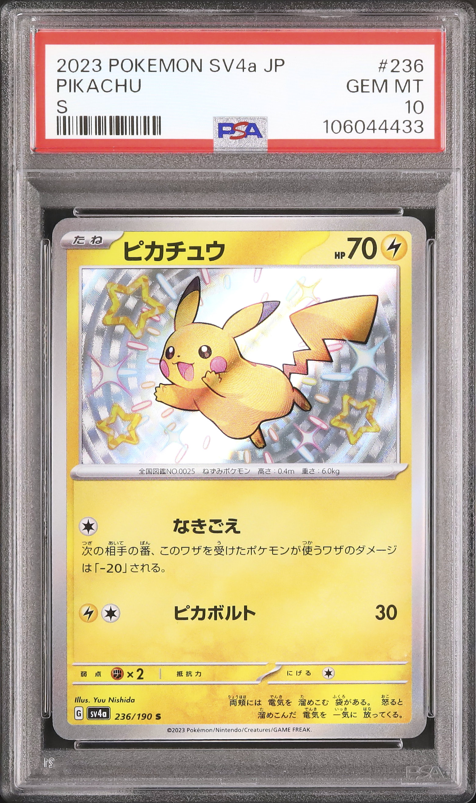 2023 ピカチュウ PSA 10 色違い - カルドバ