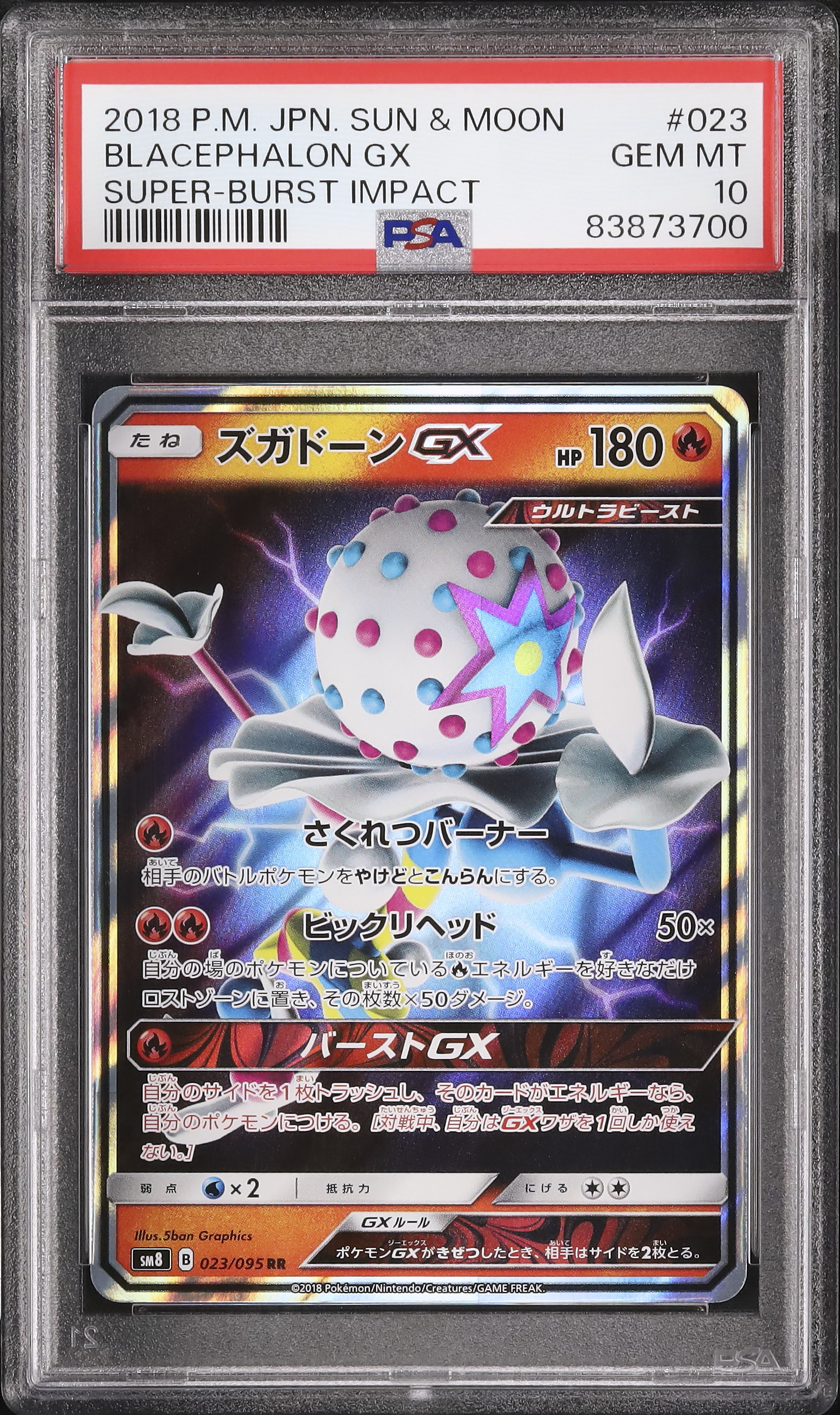 PSA10 ズガドーン GX SR ズガドーンGX 105/095 HR｜ポケカシングルカード通販｜Cloveストア