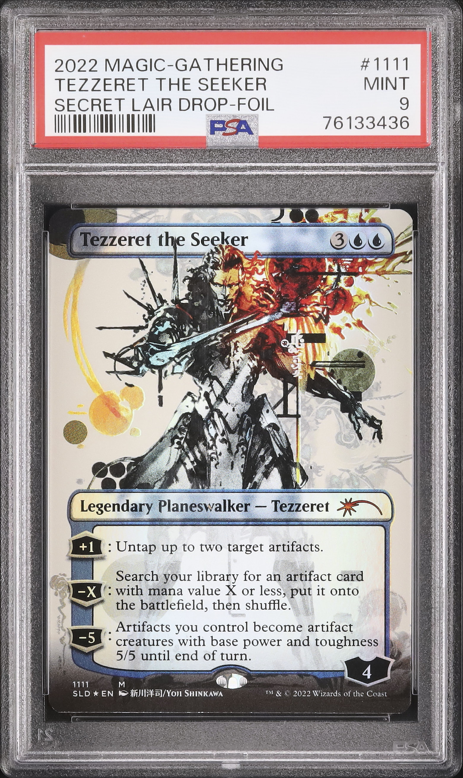 2022 Tezzeret The Seeker PSA 9 Borderless