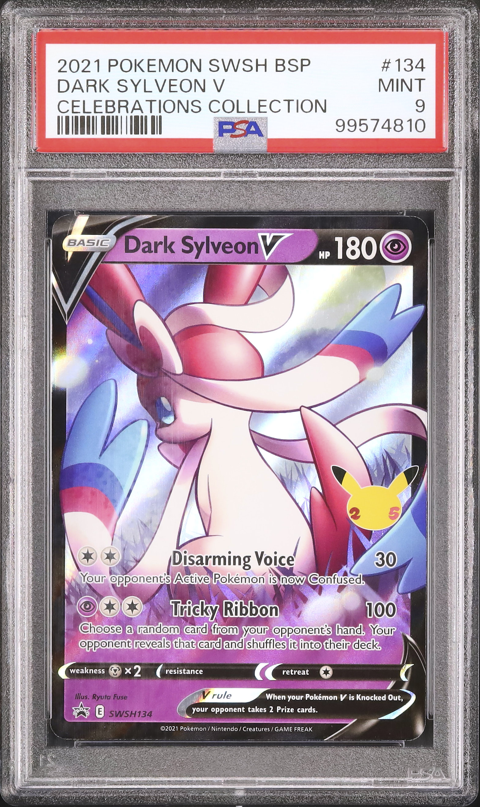 2021 Dark Sylveon V PSA 9 - Cardova Japan