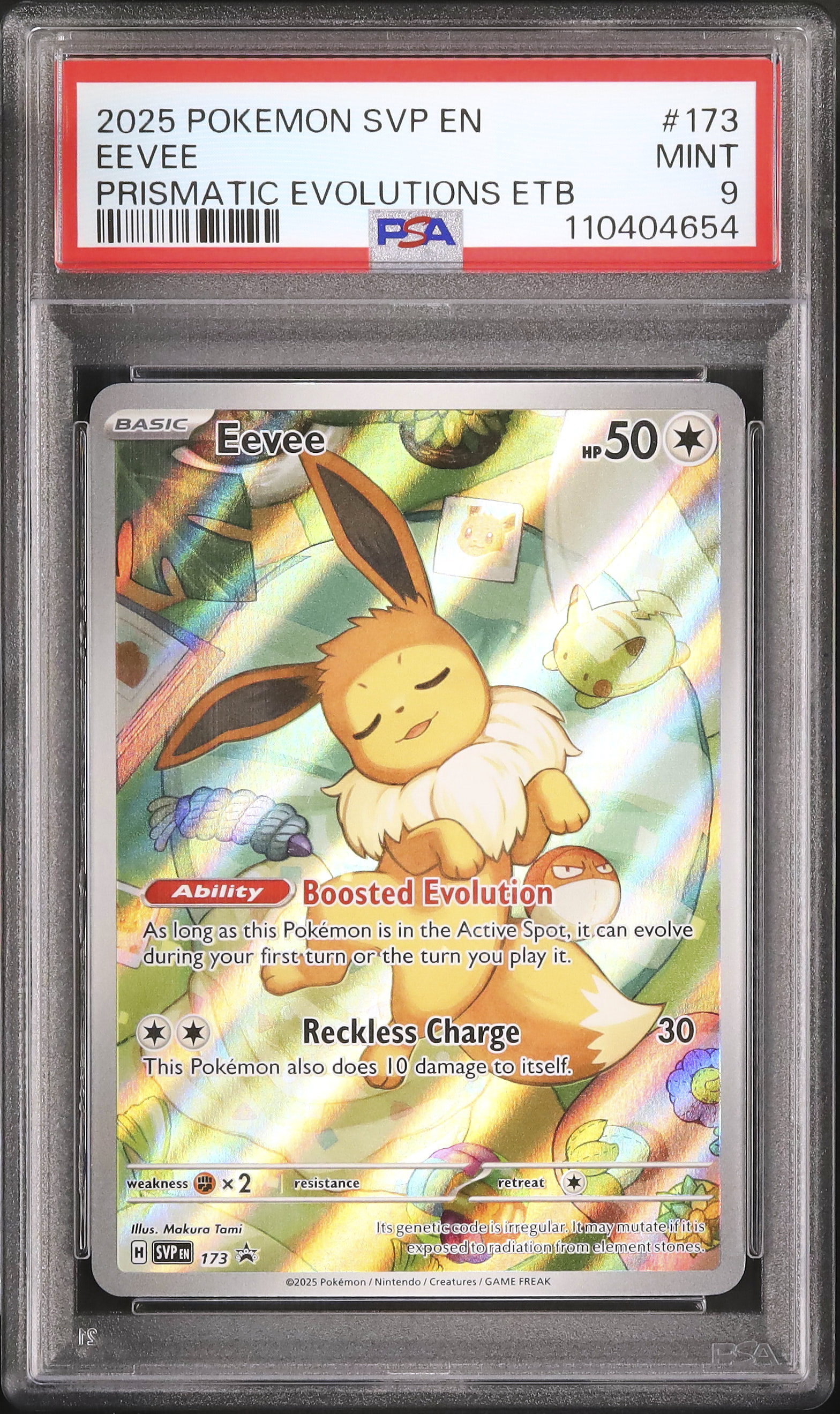 PSA9】2023 ポケモンカード イーブイ #062 psa9 - メルカリ
