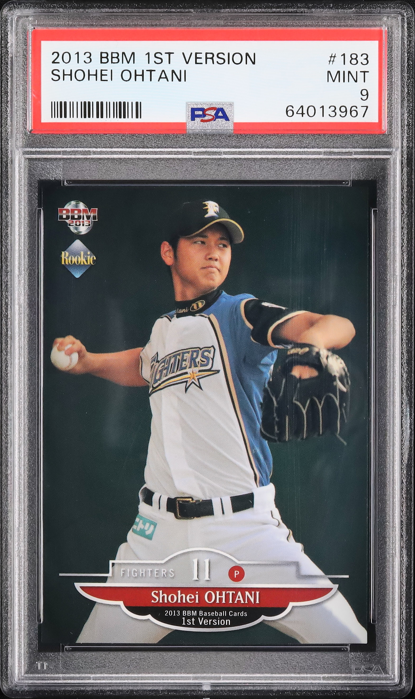 2013 大谷翔平 PSA 9 RC - カルドバ