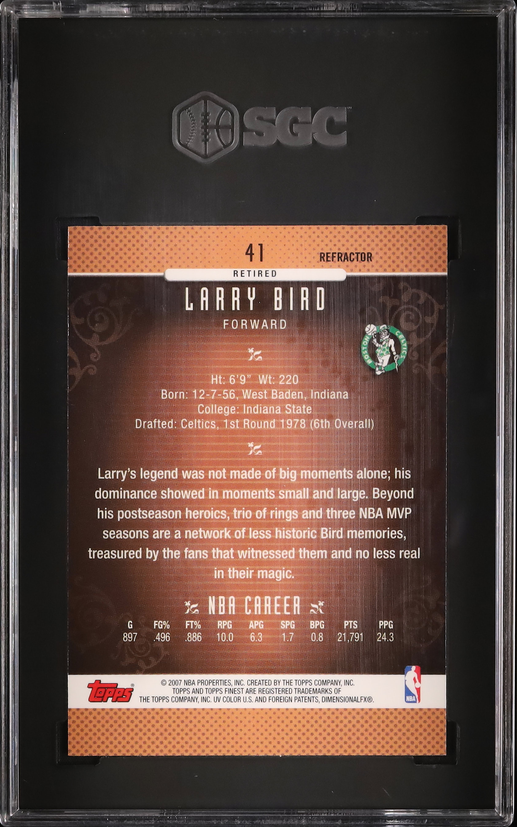 ラリー・バード　オートグラフカード ラリー・バード オートグラフカード Yahoo!オークション -「bird