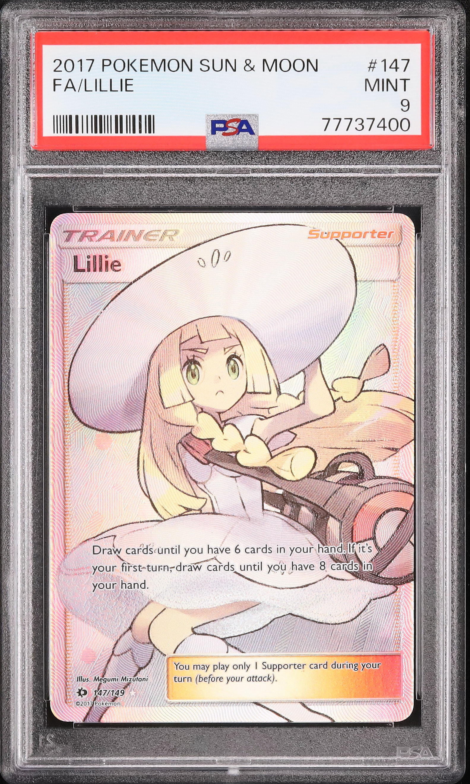 2017 Lillie PSA 9 FA - Cardova Japan