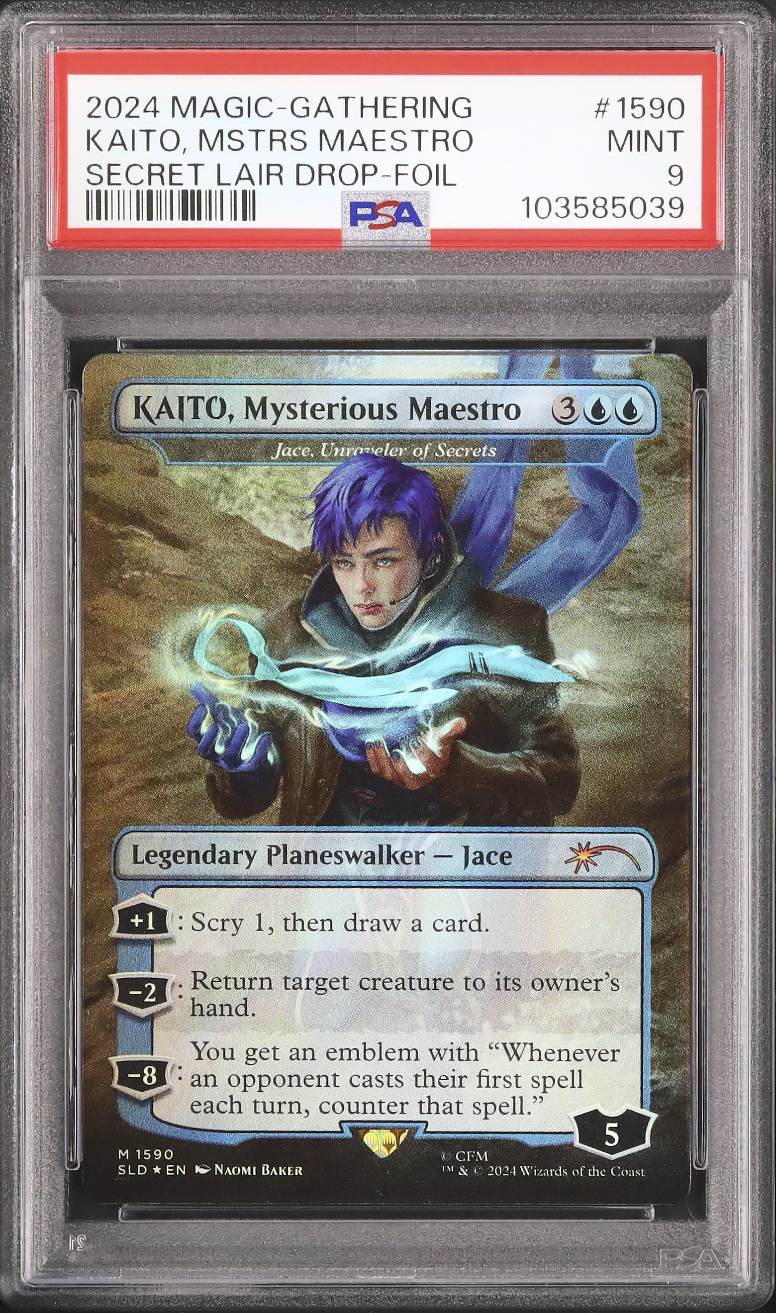 2024 KAITO, Mysterious Maestro/Jace, Unraveler of Secrets PSA 9