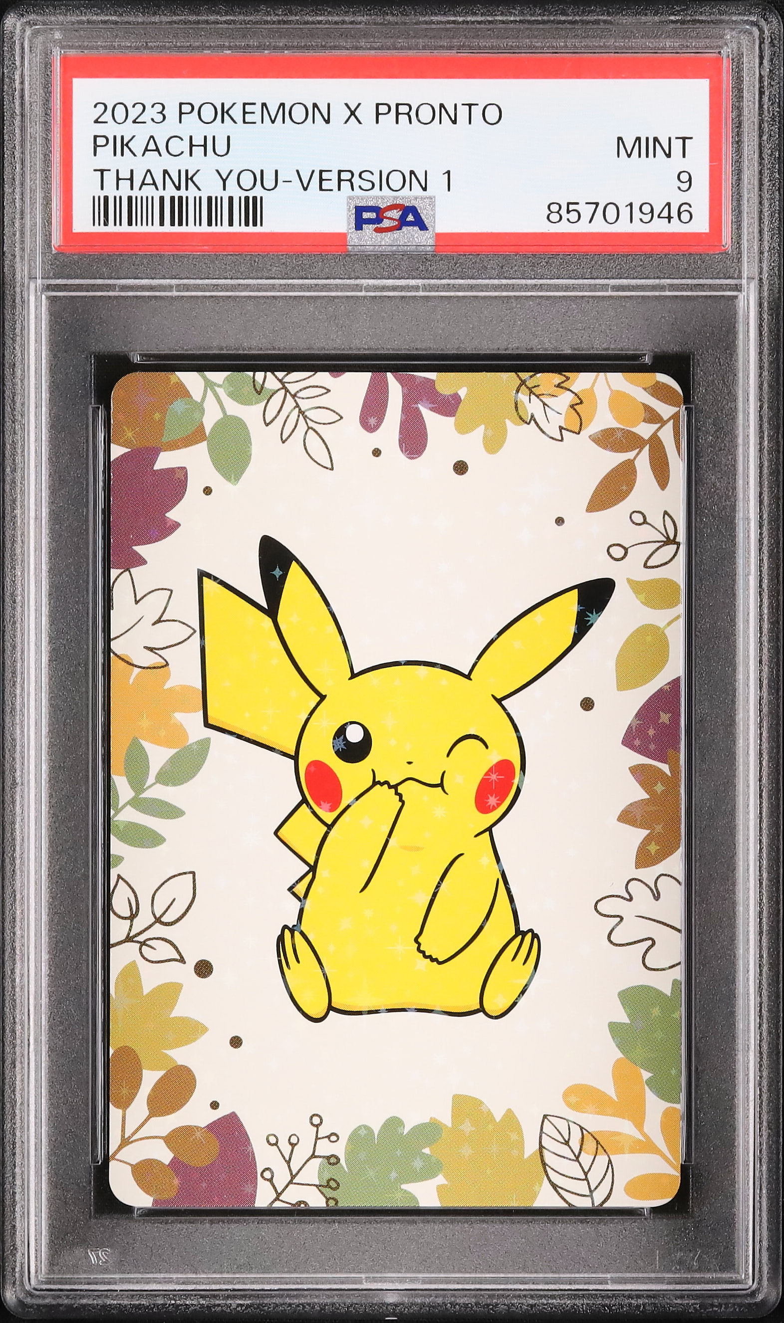 2023 Pikachu PSA 9 Version 1 - Cardova Japan