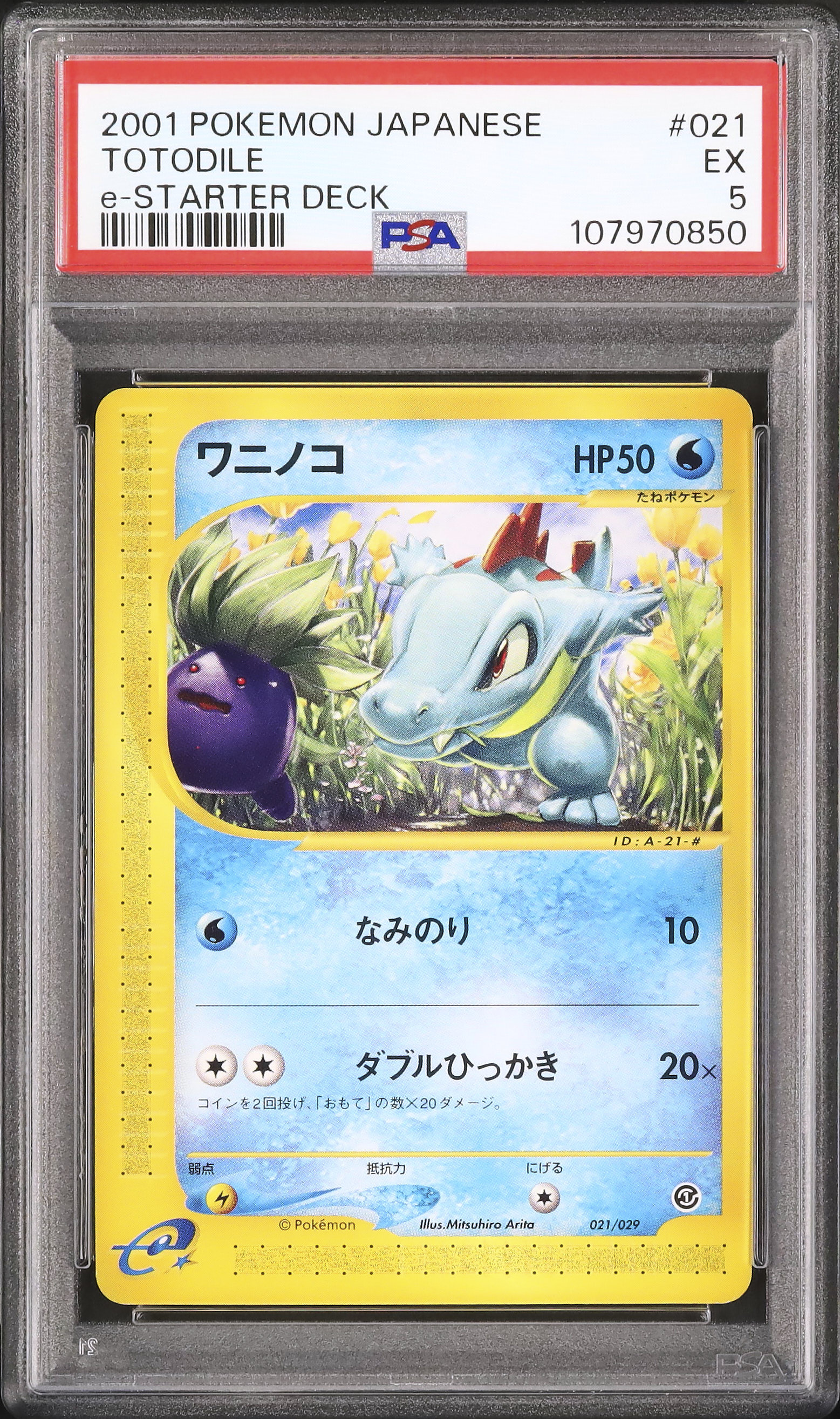 2001 Totodile PSA 5 Unlimited