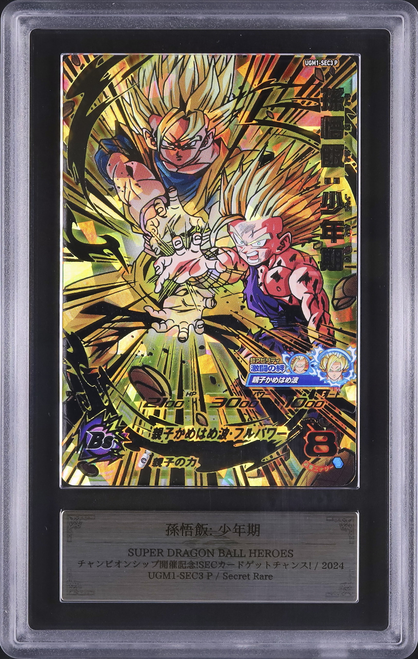 PSA10 孫悟飯少年期 UGM1-SEC3 スーパードラゴンボールヒーローズ Toys
