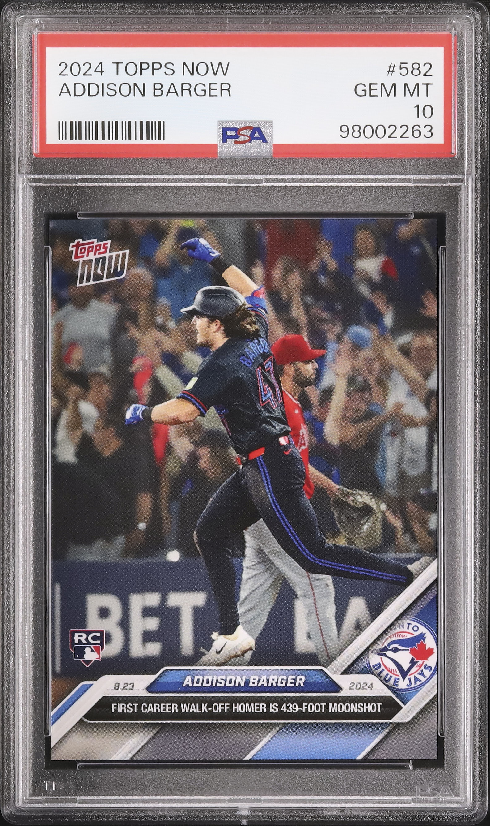 2024 アディソン・バーガー PSA 10 