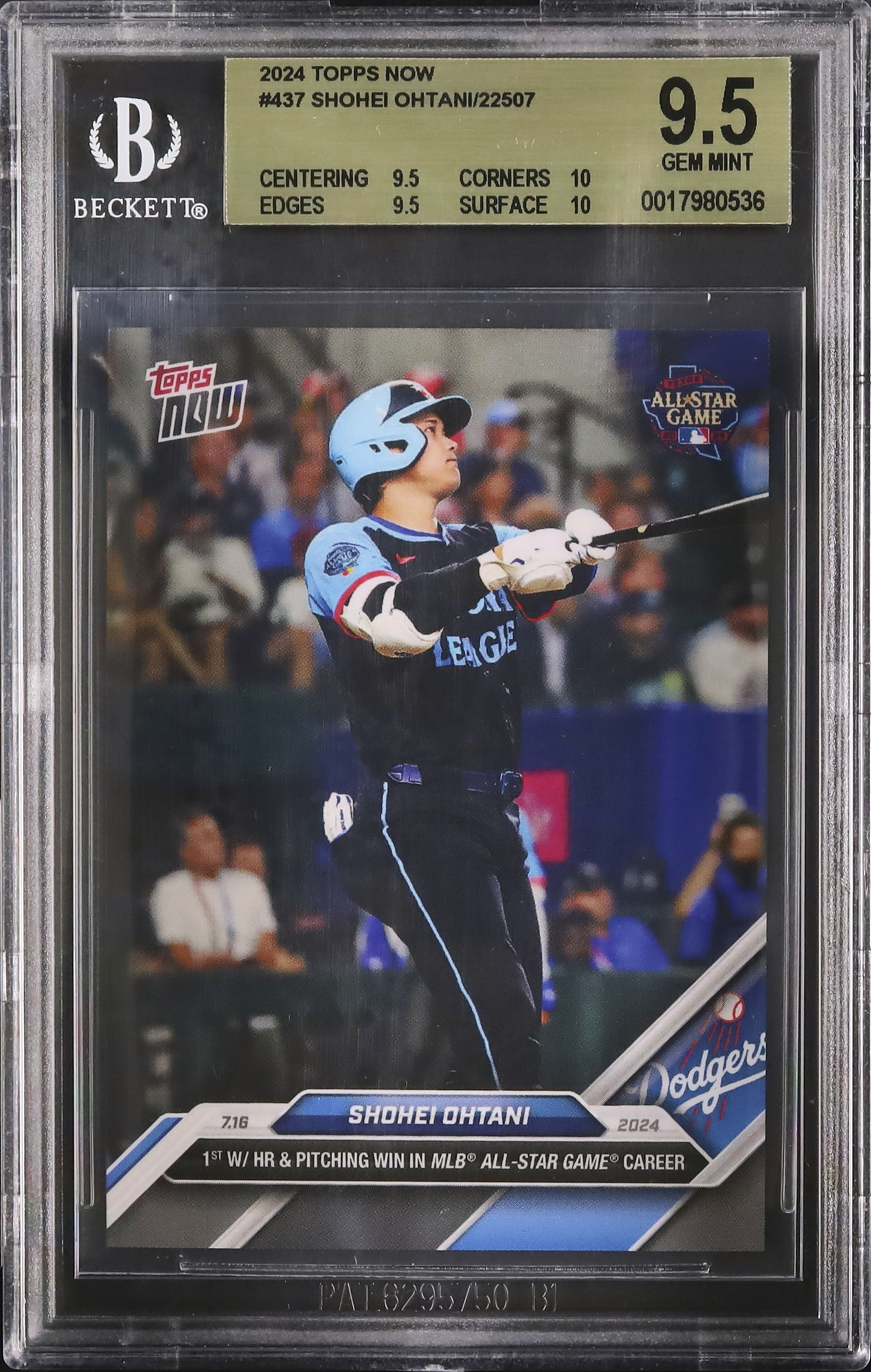 2024 大谷翔平 BGS 9.5 - カルドバ